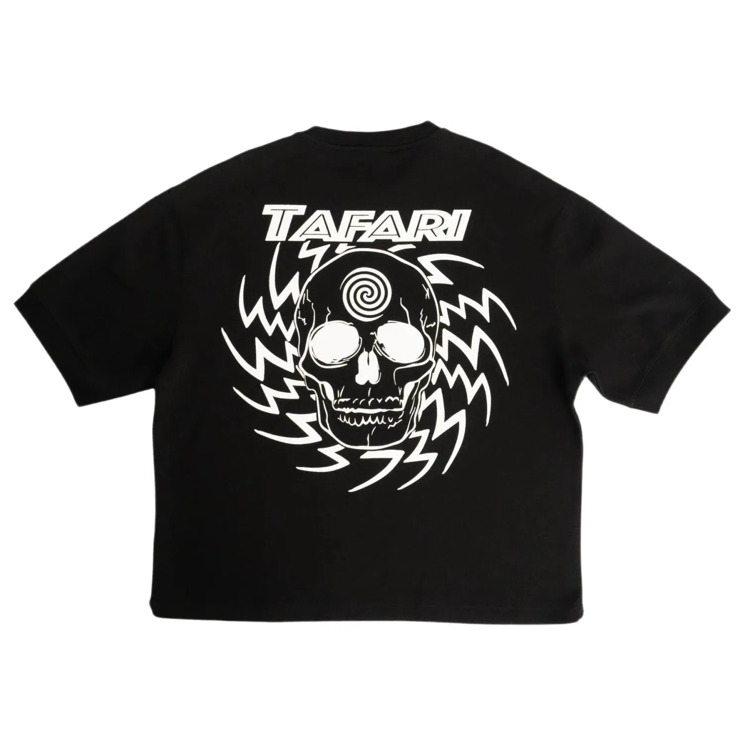 Tafari Skull T-Shirt Black