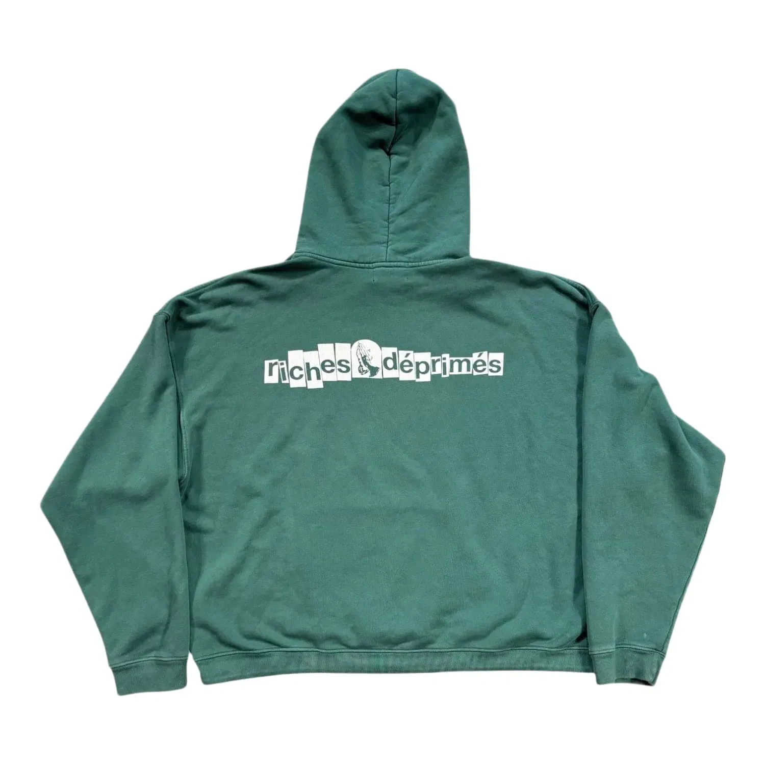 Enfants Riches Déprimés Pathetic Japanese Rabbit Hoodie Pine Green/White