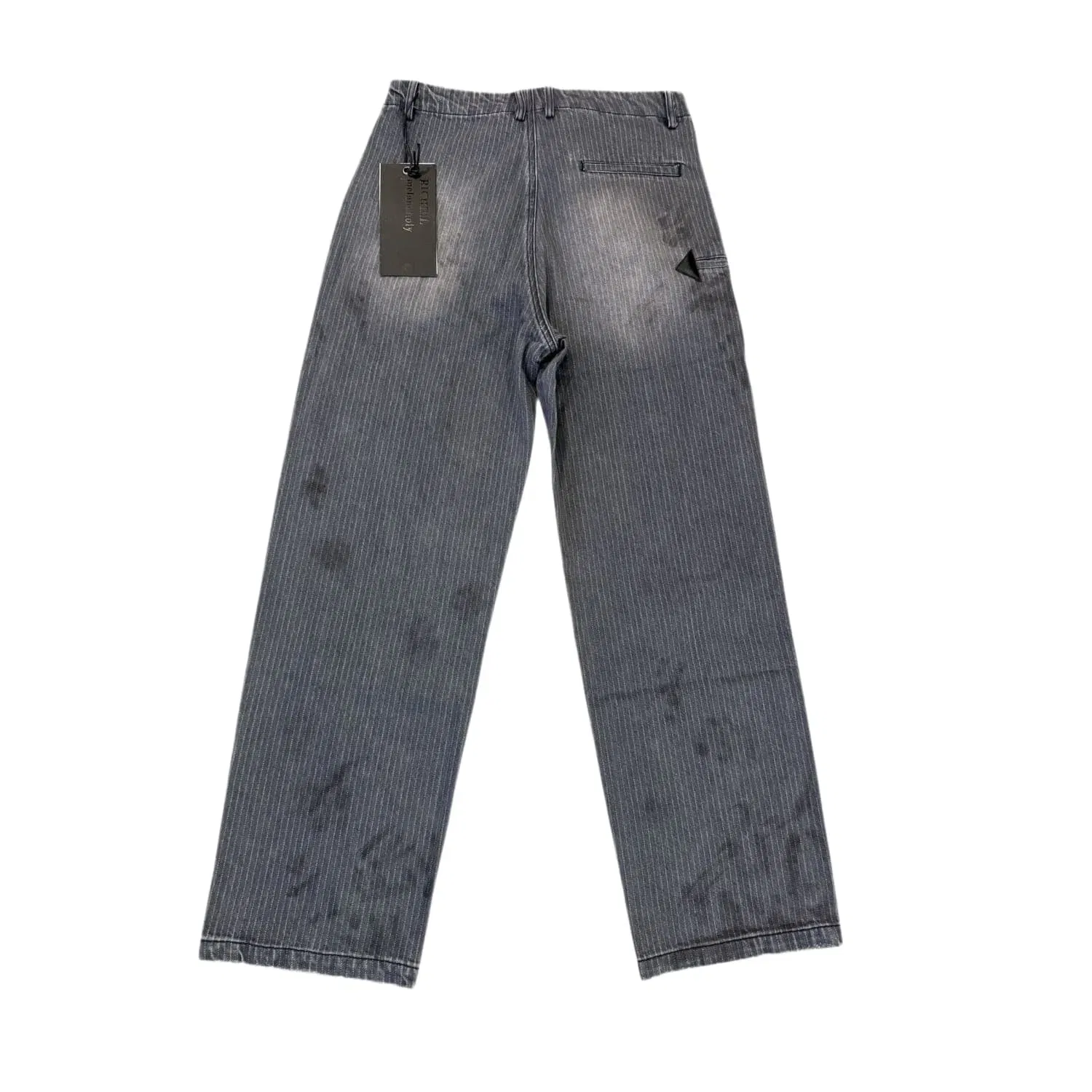 Richill Melancholy German Paneling Denim Jeans Grey