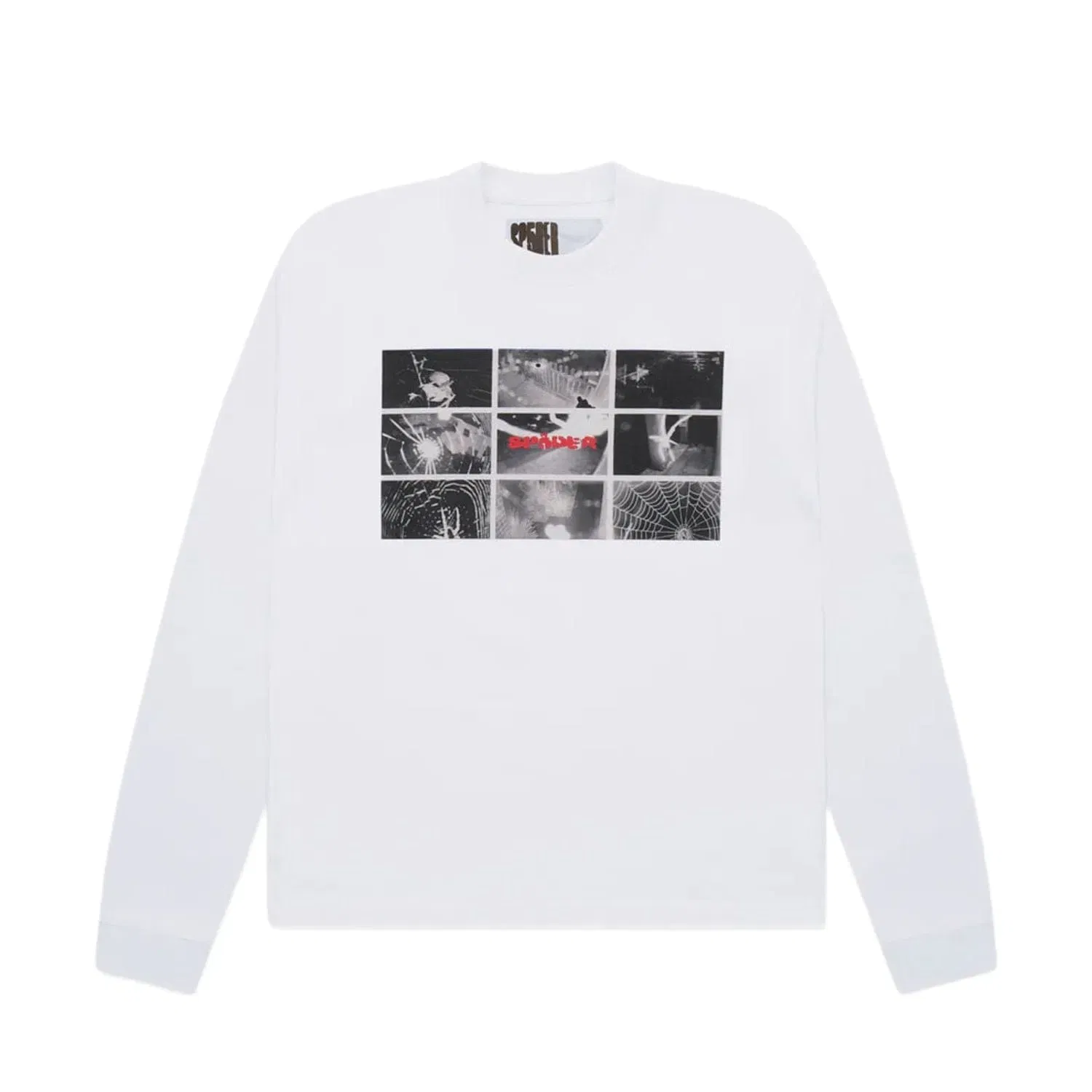 Sp5der Web Monitor L/S Heavyweight Tee White