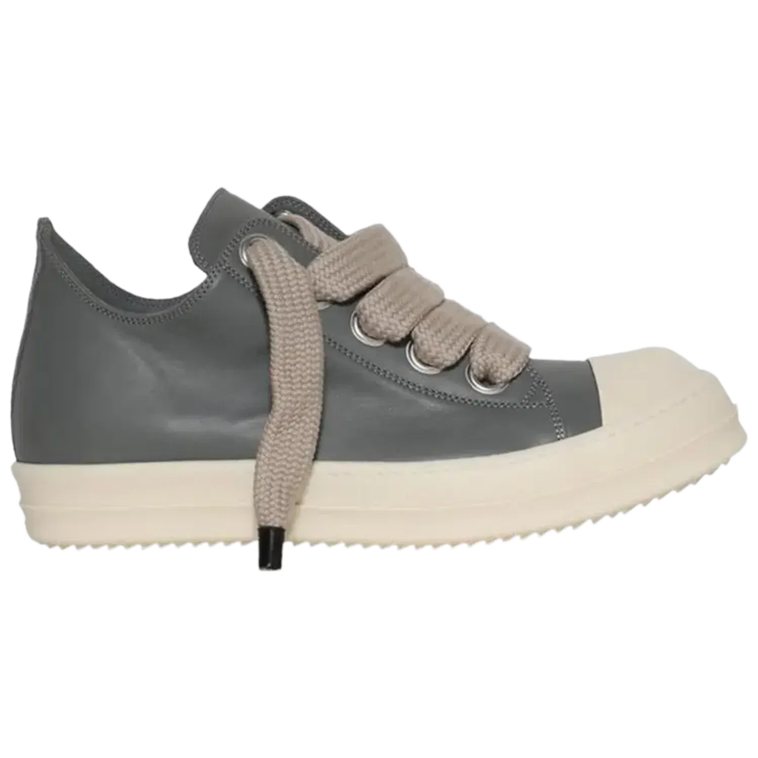 Rick Owens Mainline Jumbo Lace Low Washed Indigo Sneakers