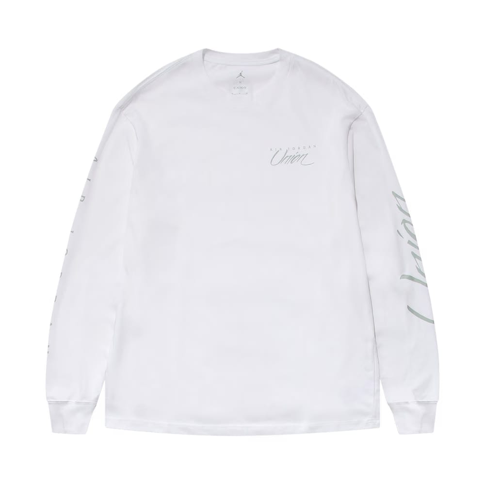 Air Jordan x Union Long-Sleeve T-Shirt White/Grey Haze