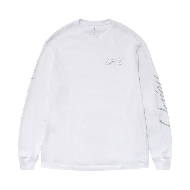 Air Jordan x Union Long-Sleeve T-Shirt White/Grey Haze