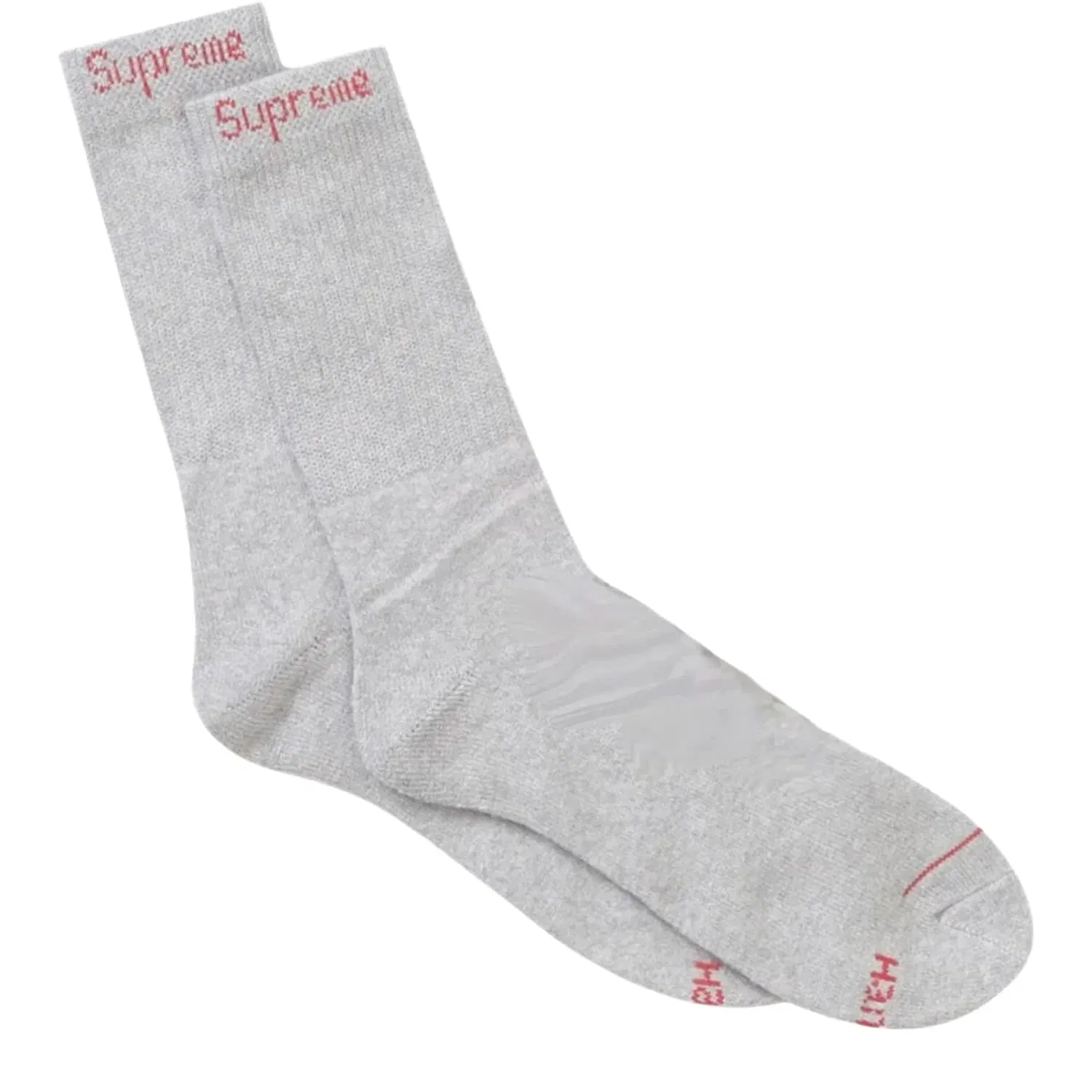 Supreme Hanes Crew Socks Grey