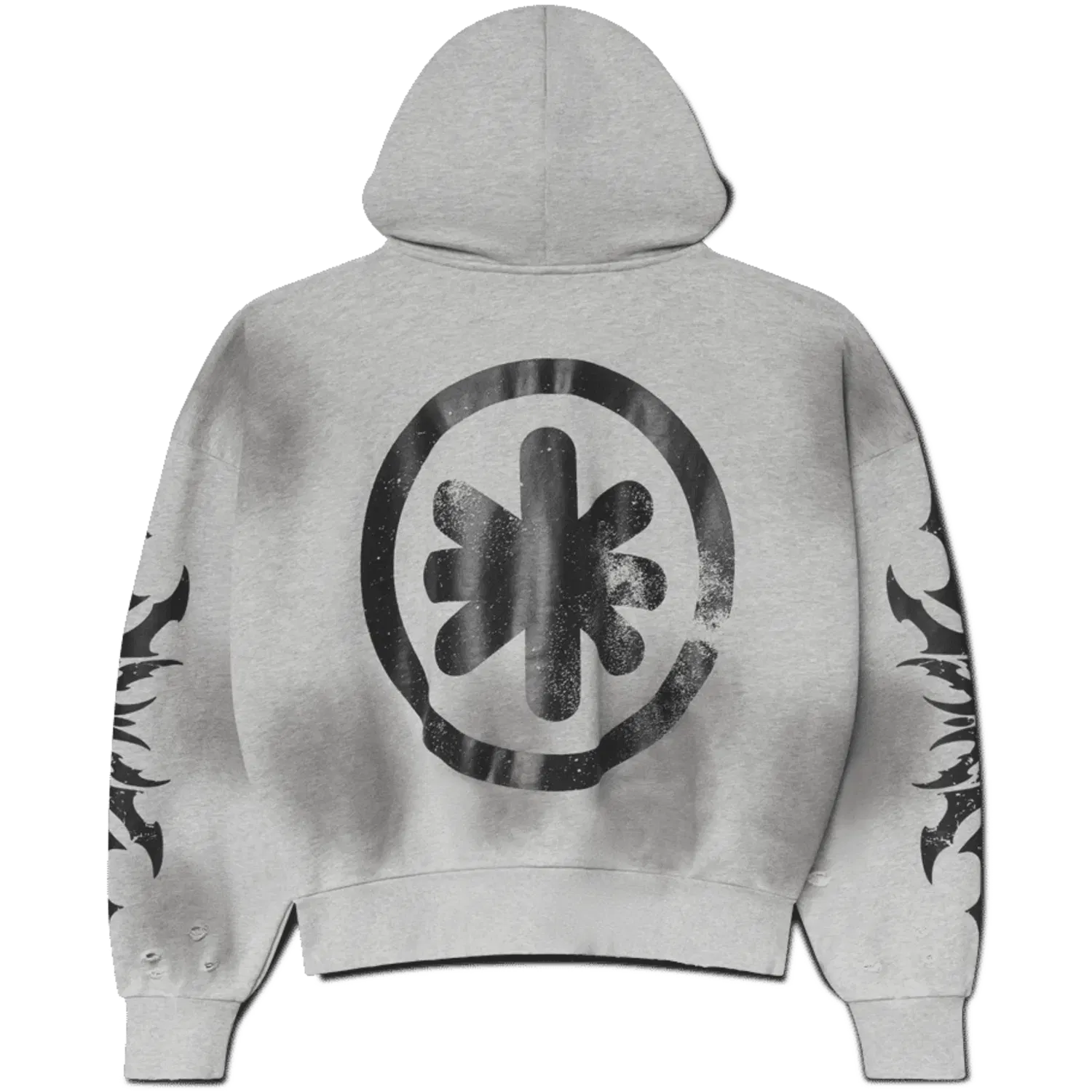 Lost Shdws LostShdws Complex Con Exclusive Acid Wash Zip Up Hoodie Grey