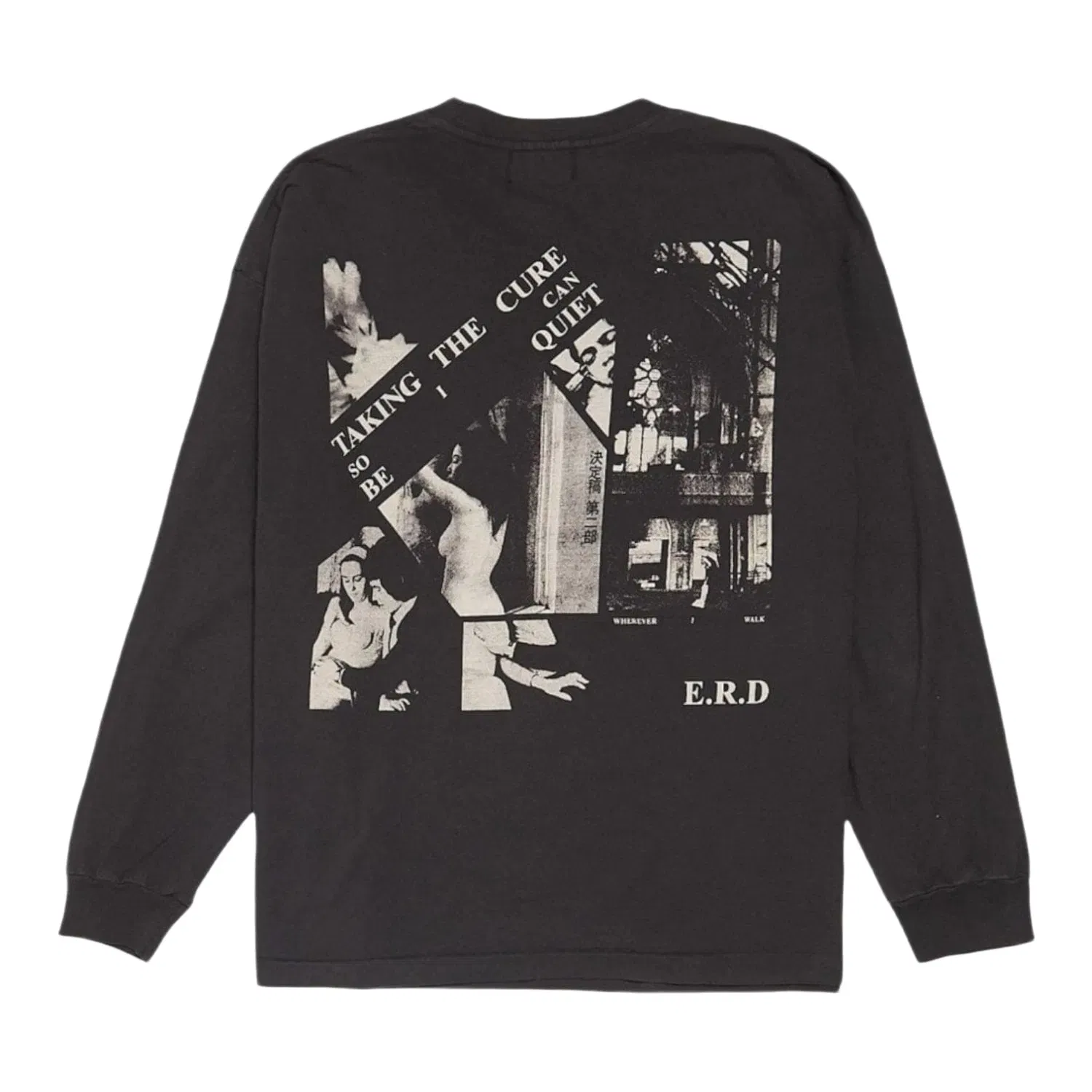 Enfants Riches Déprimés Taking The Cure Long-Sleeve T-Shirt Faded Black