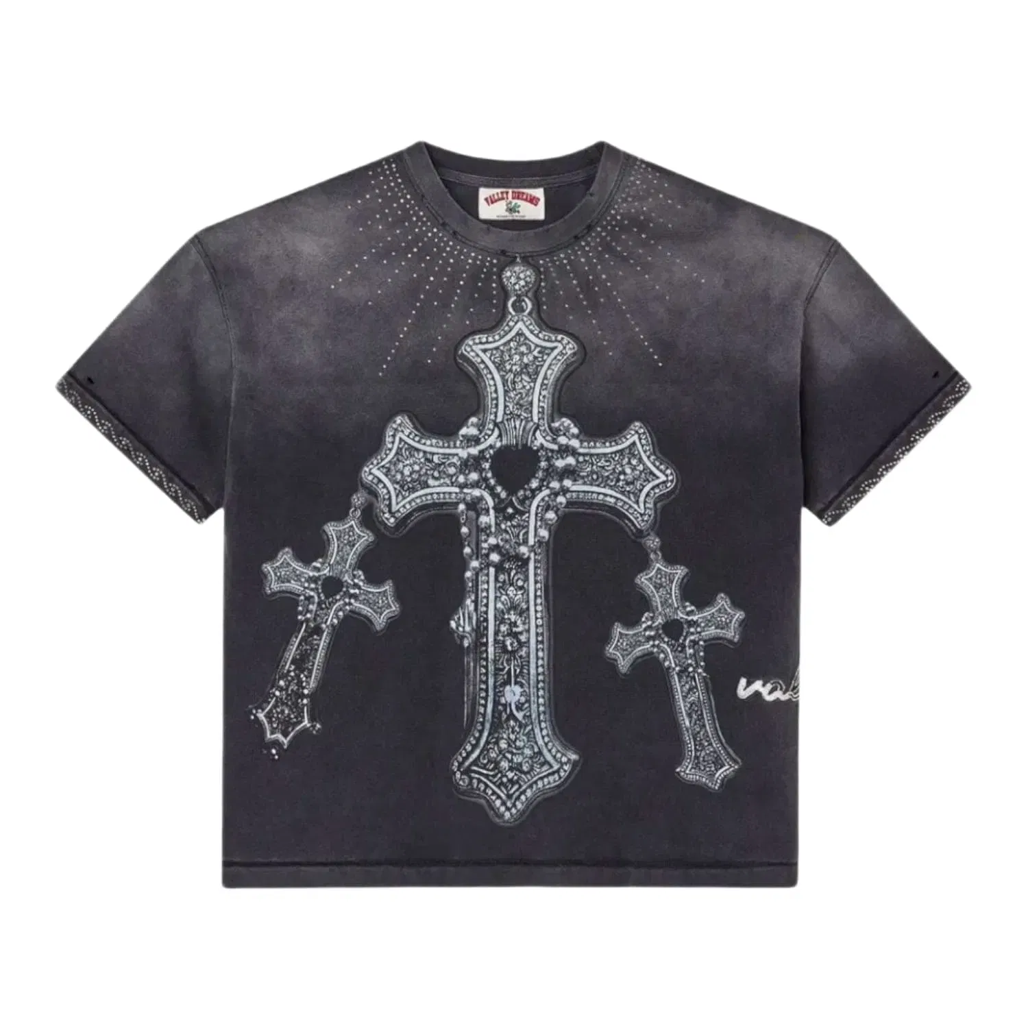 Vale Forever Pierced T-Shirt Black