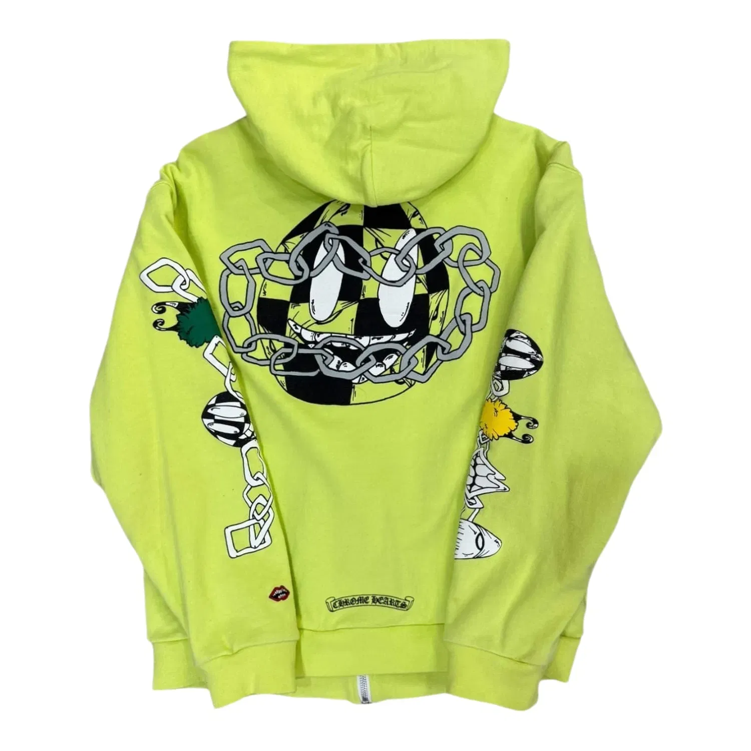 Chrome Hearts Matty Boy Link Thermal Zip Up Hoodie