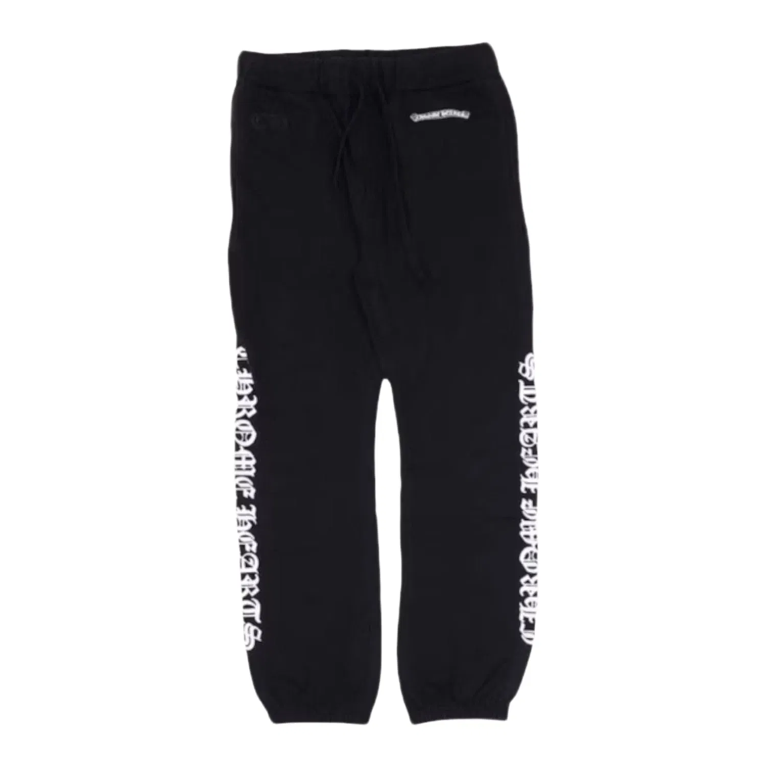 Chrome Hearts Scroll Logo Script Sweatpants Black