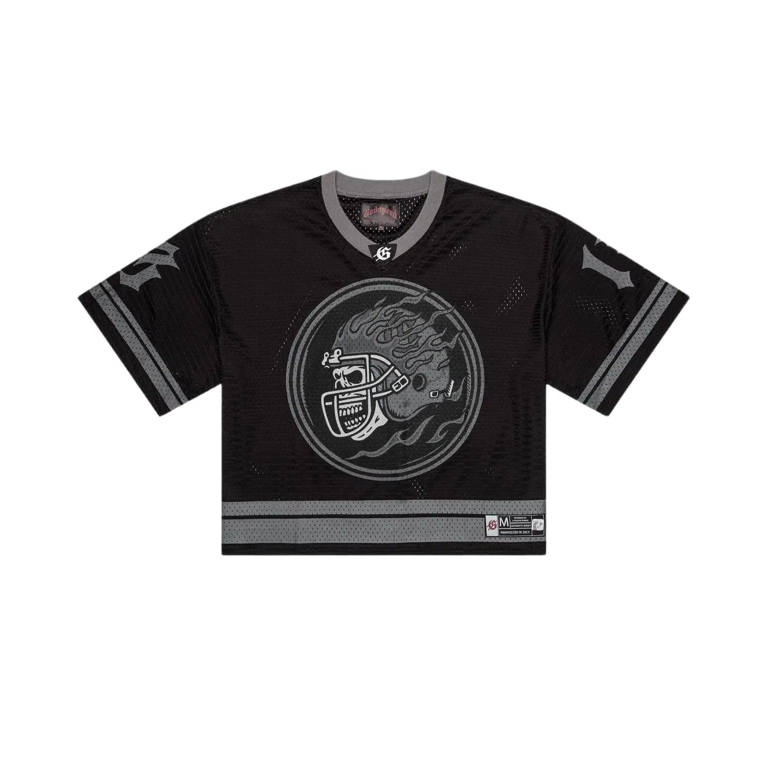 Godspeed First Down Jersey Black Grey