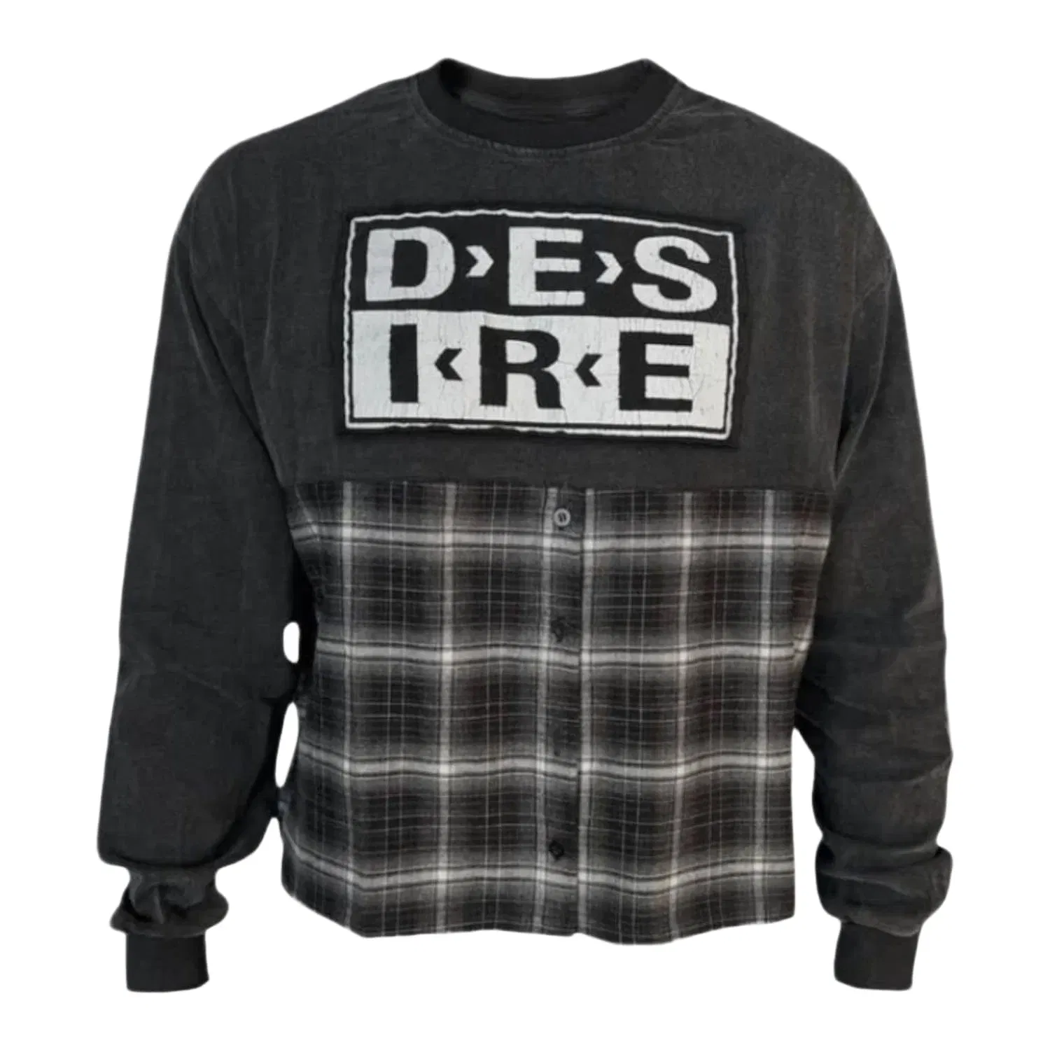 Bottega Desires Hybrid Flannel Longsleeve T-Shirt