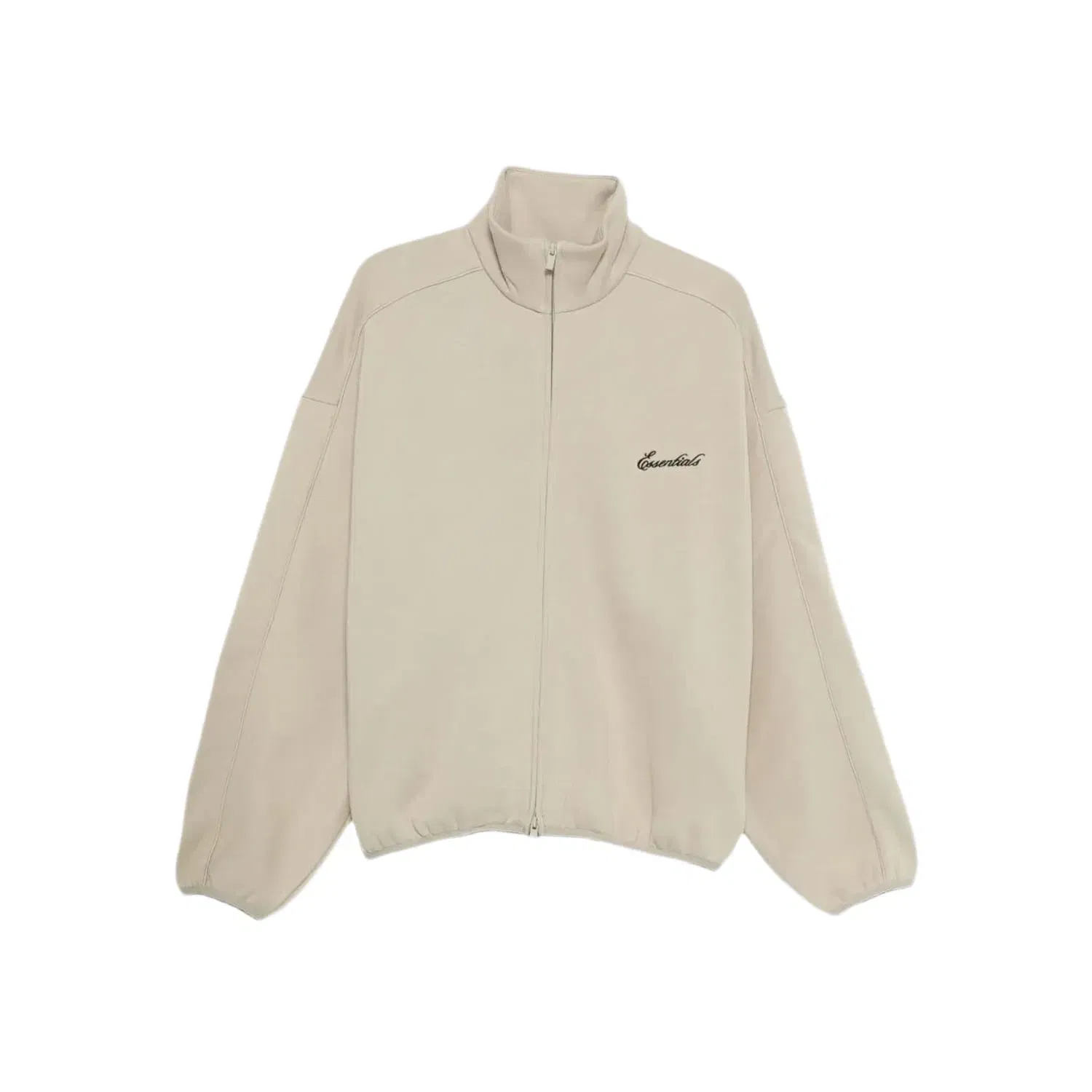 Fear of God Essentials Modern Fleece Piping Track Jacket Taupe