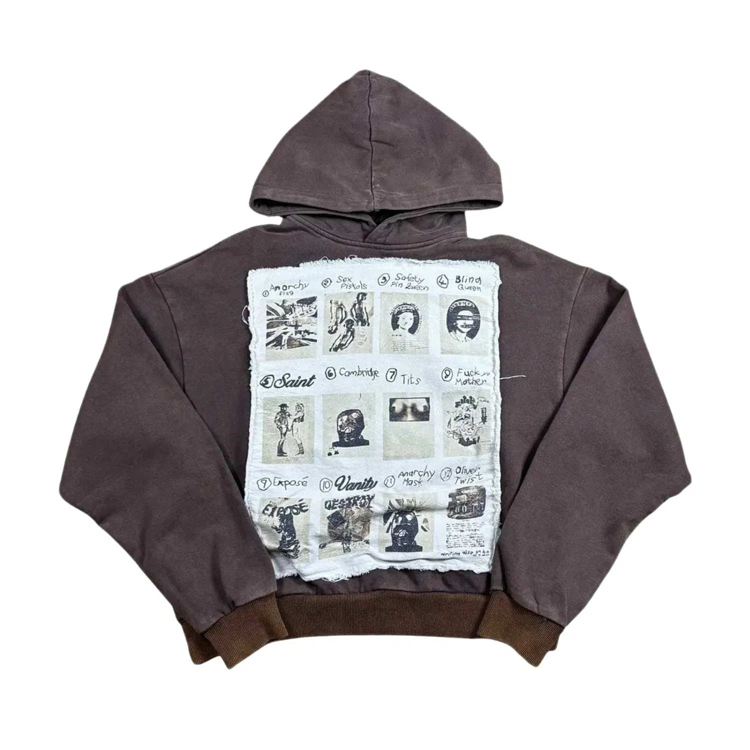 Saint Vanity Van Life Hoodie Brown