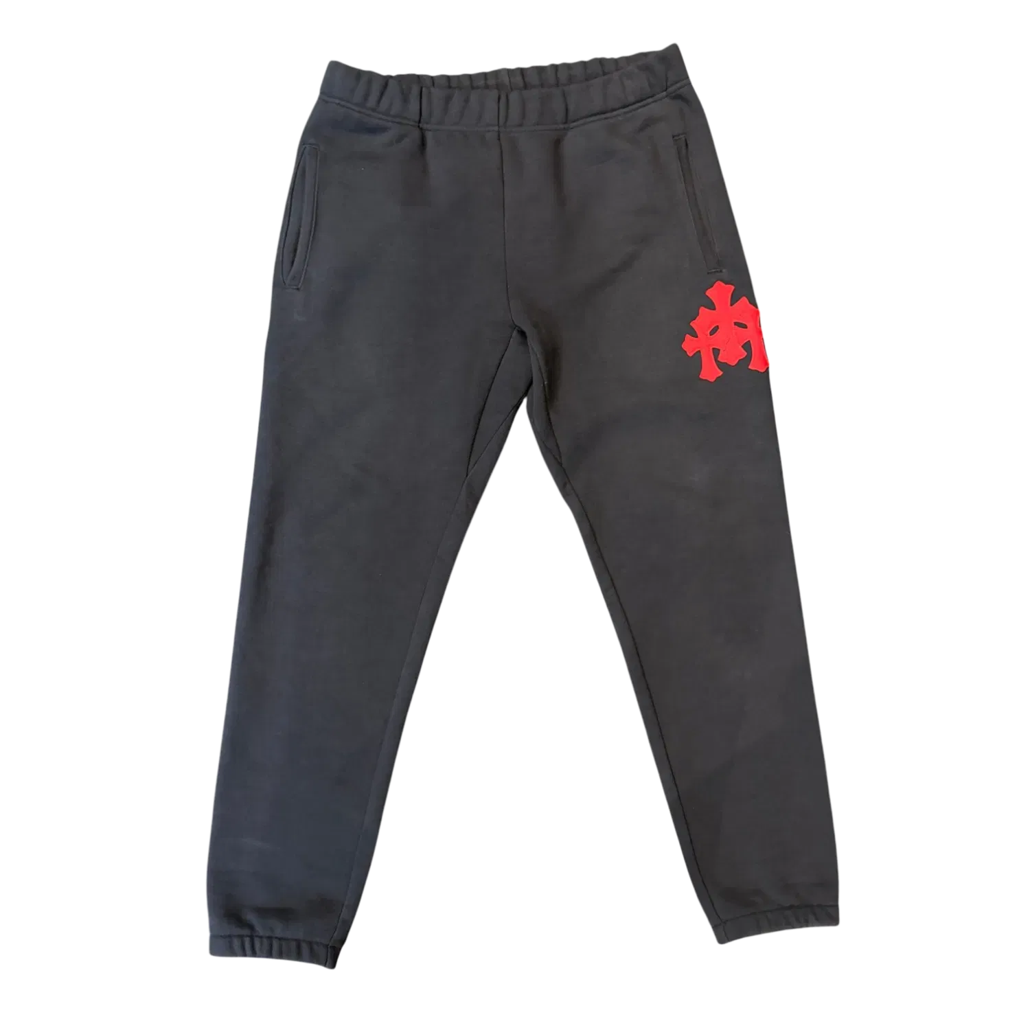 Chrome Hearts Paper Jam Sweatpants Navy Red