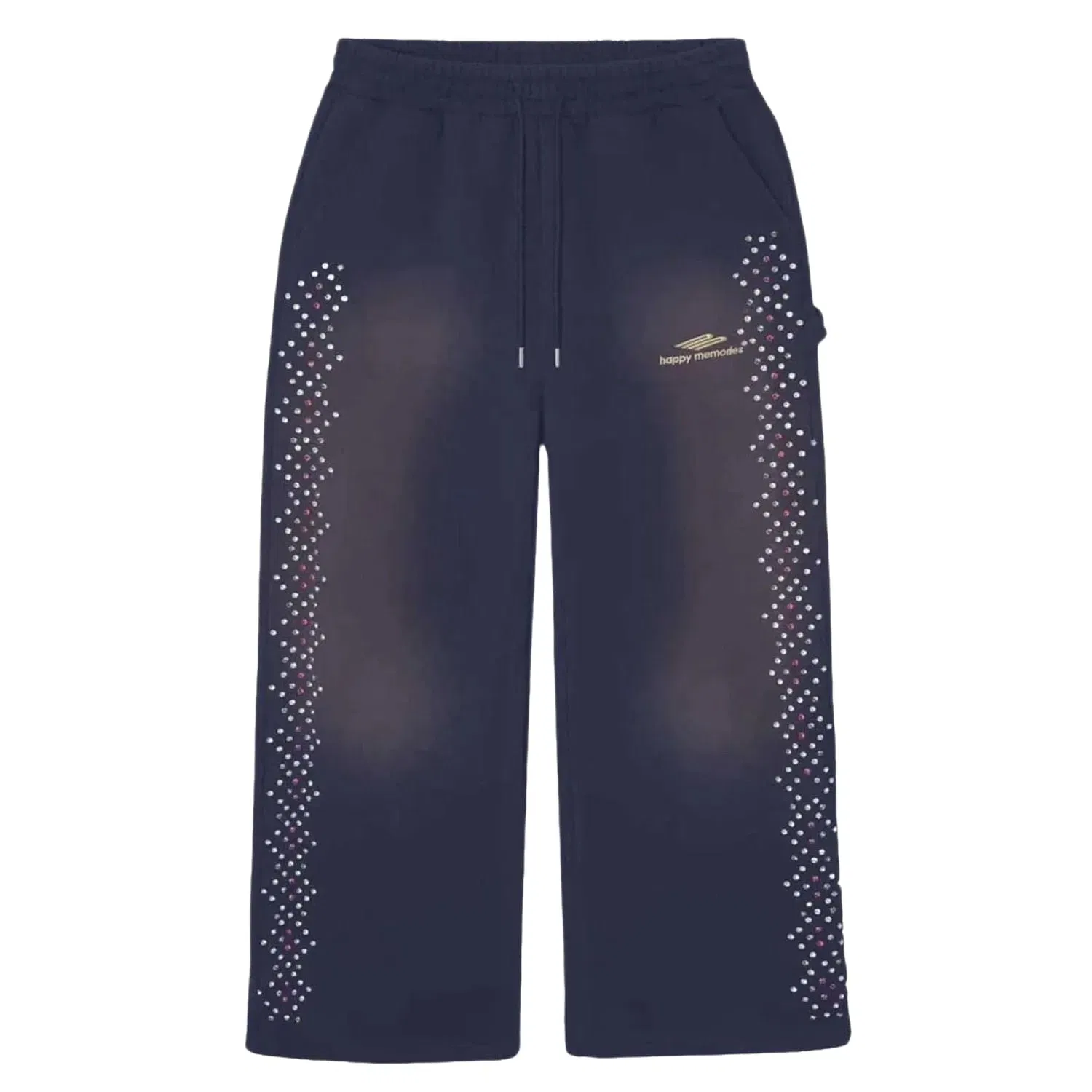 Happy Memories Don't Die HMDD Crystal Sweatpants Navy