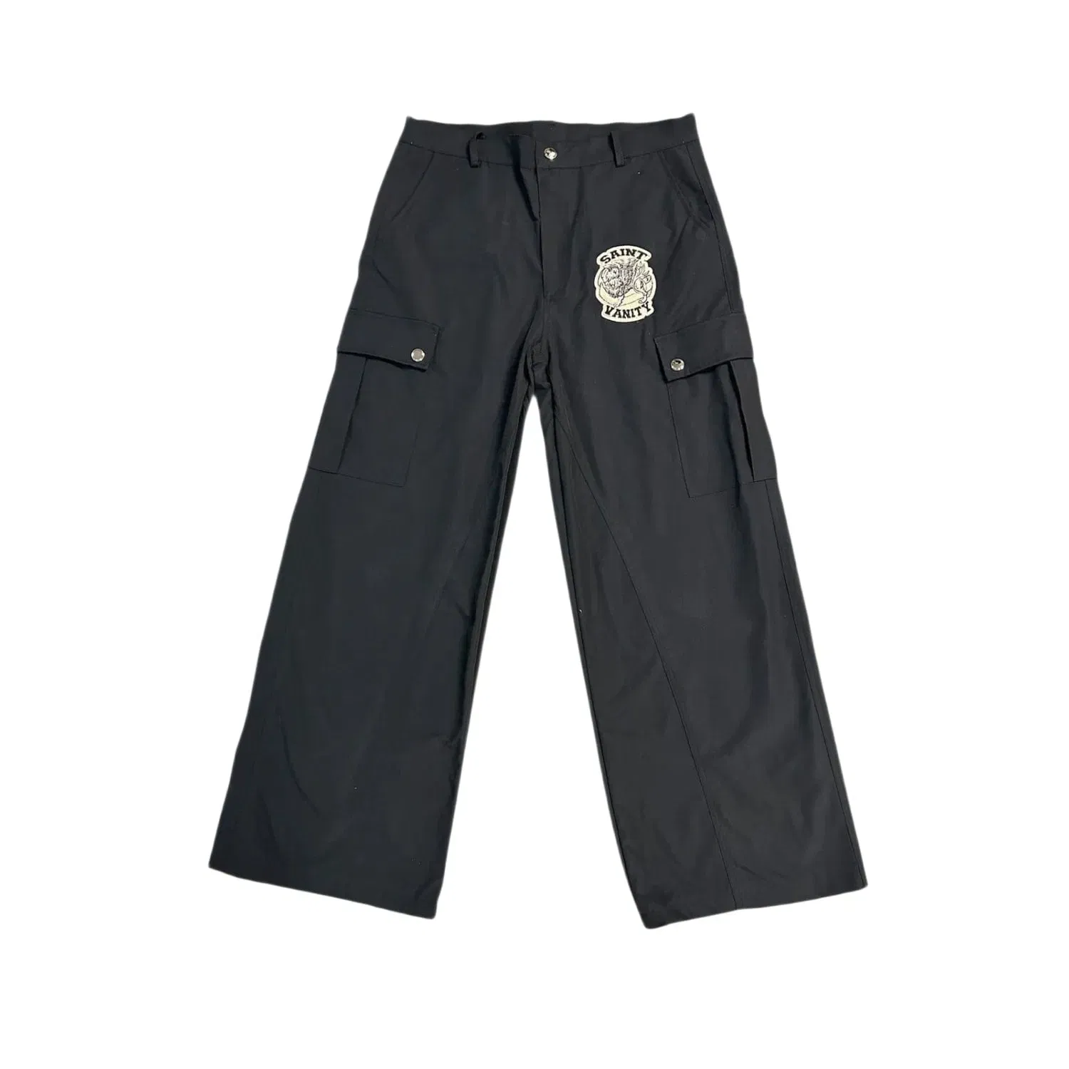 Saint Vanity Nylon Cargo Pants Black