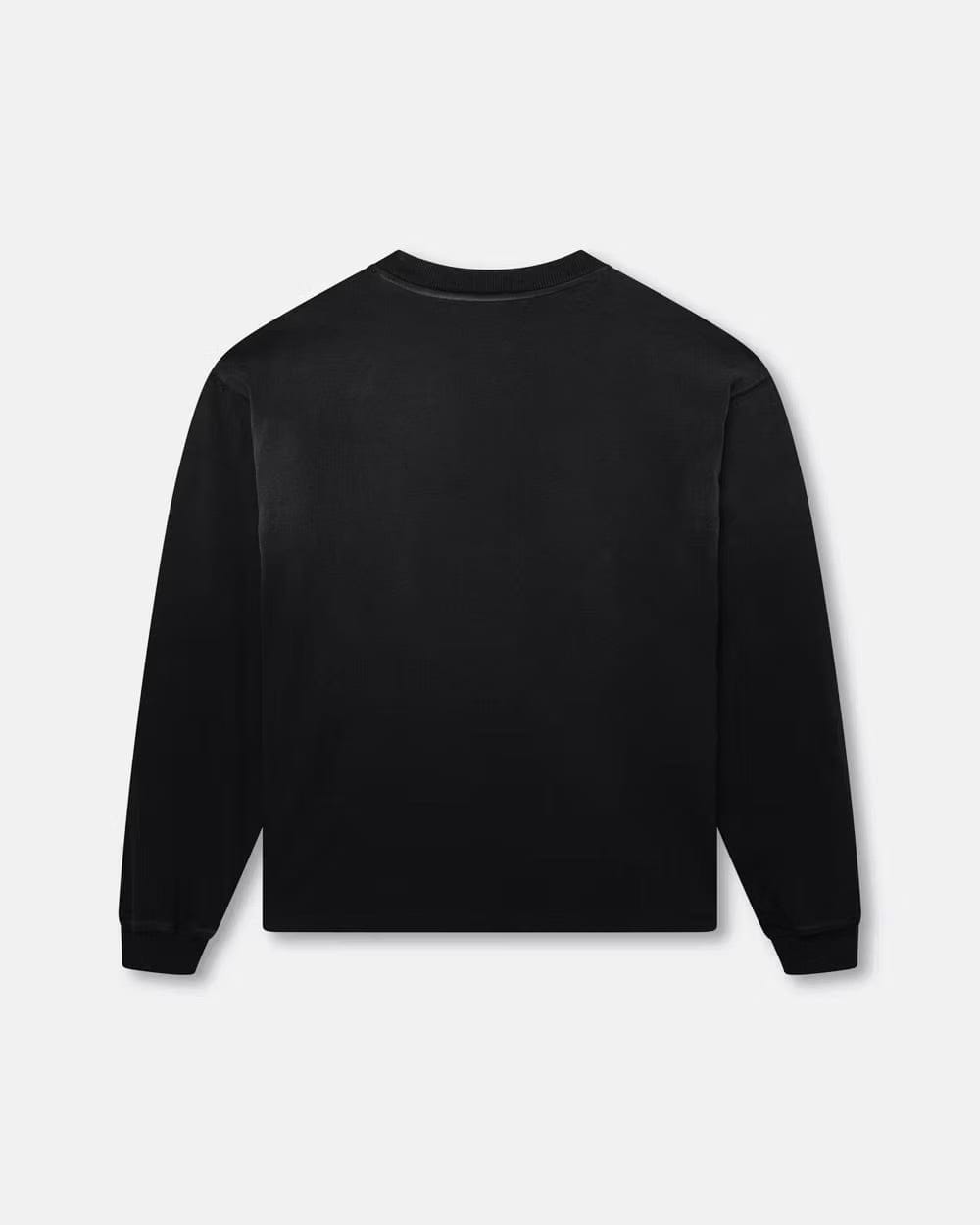 KAIZEN MARKET BLANK HEAVYWEIGHT FADE OUT LONGSLEEVE TEE BLACK