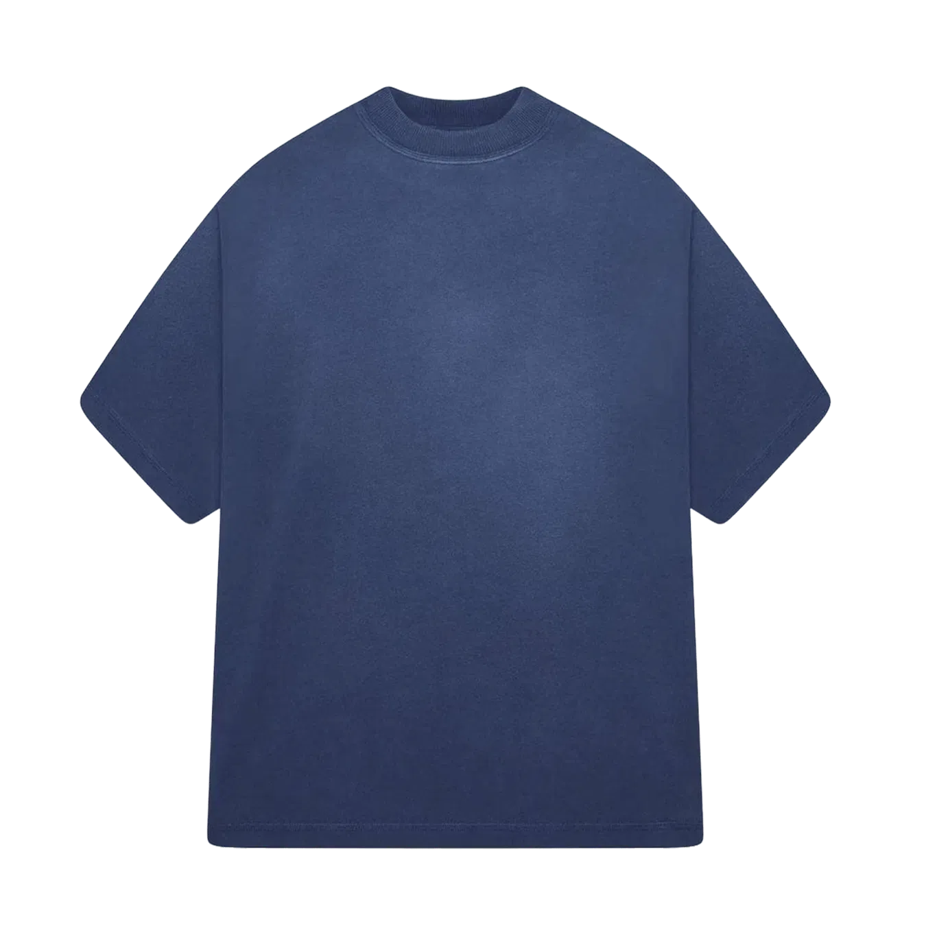 KAIZEN MARKET BLANK HEAVYWEIGHT FADE OUT TEE BLUE