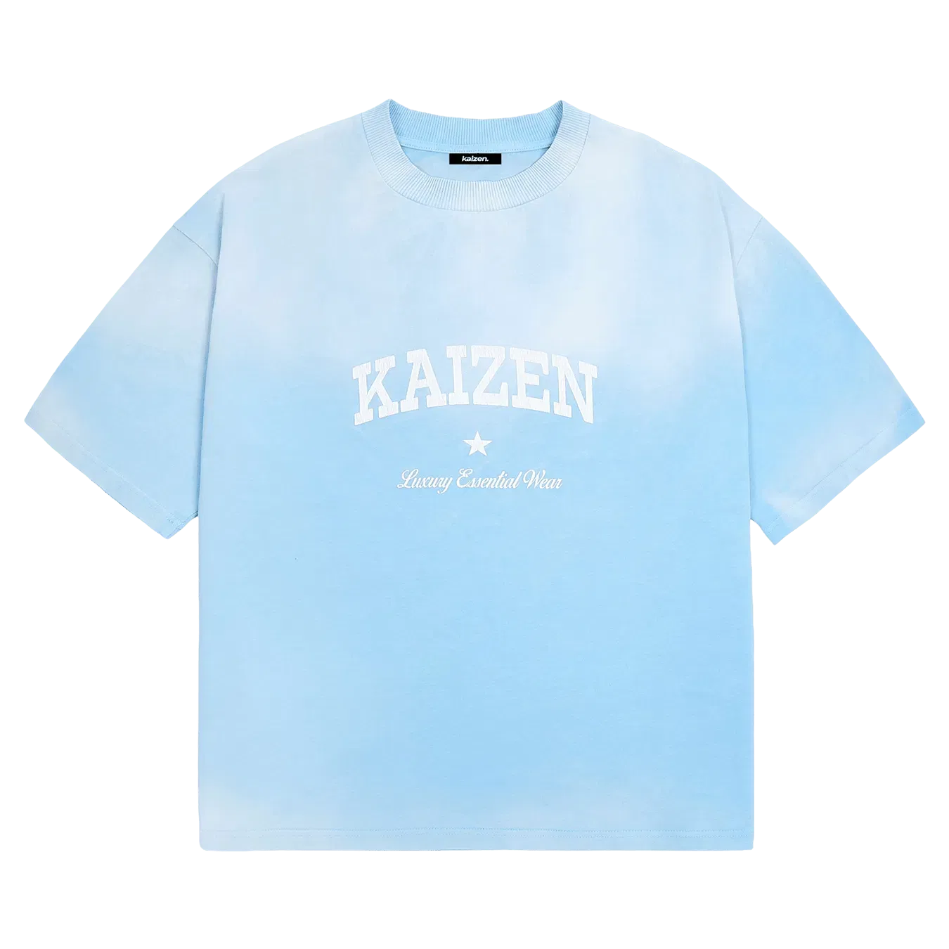 KAIZEN MARKET SUNFADED TEE BLUE