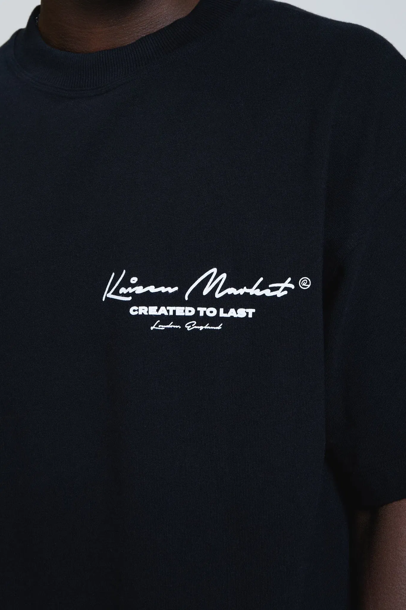 KAIZEN MARKET AUTOGRAPH TEE BLACK