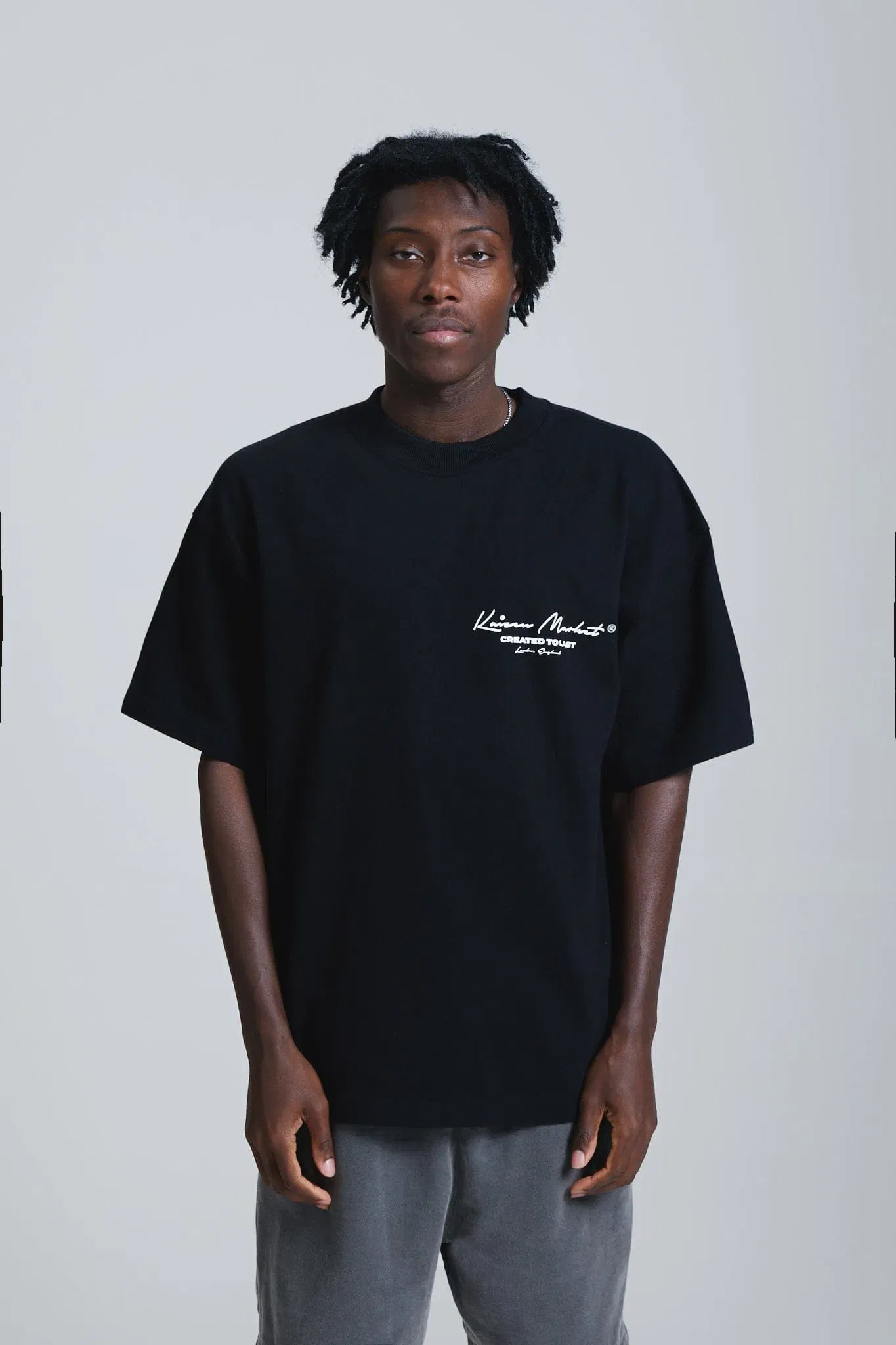 KAIZEN MARKET AUTOGRAPH TEE BLACK