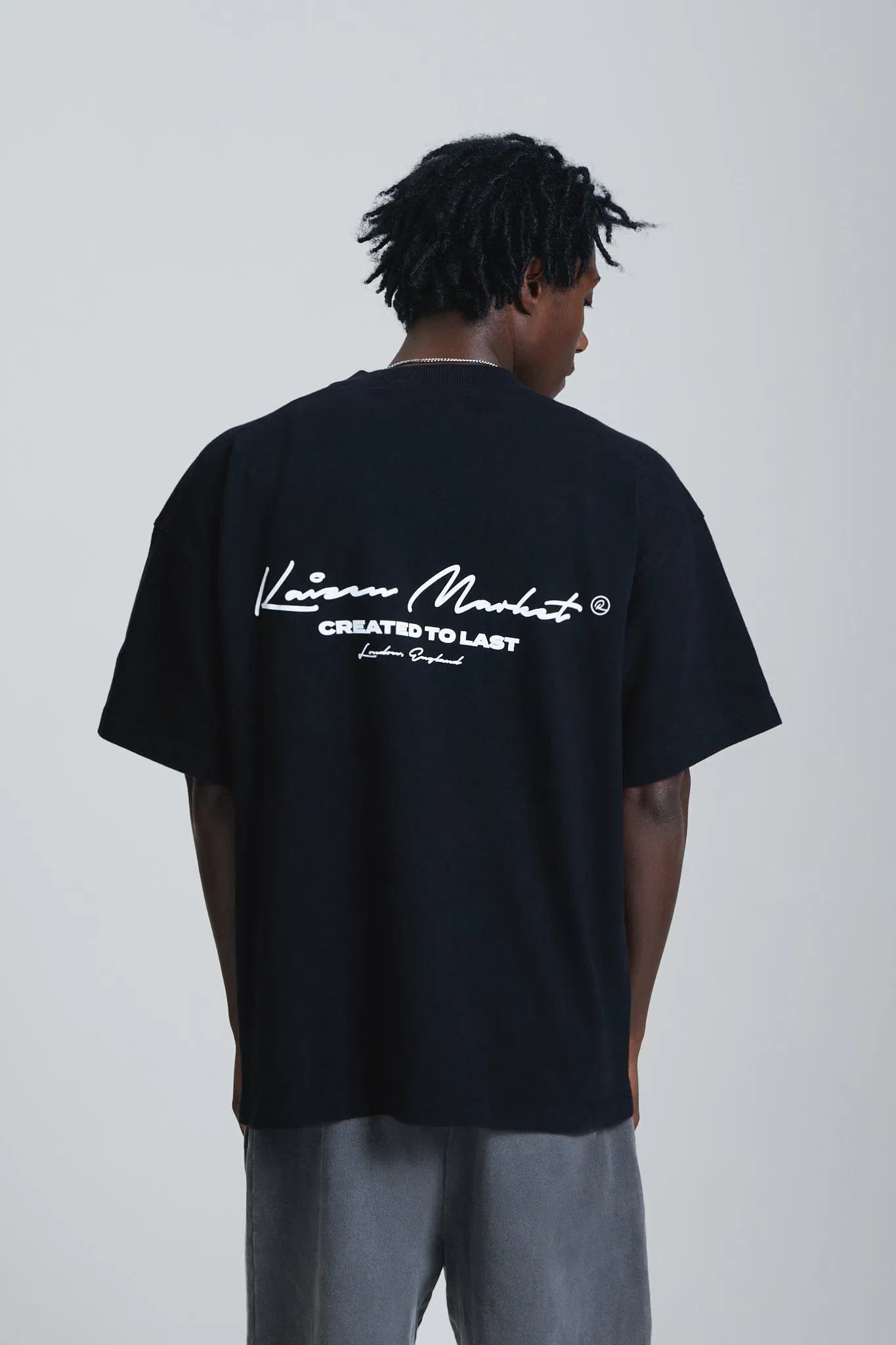 KAIZEN MARKET AUTOGRAPH TEE BLACK