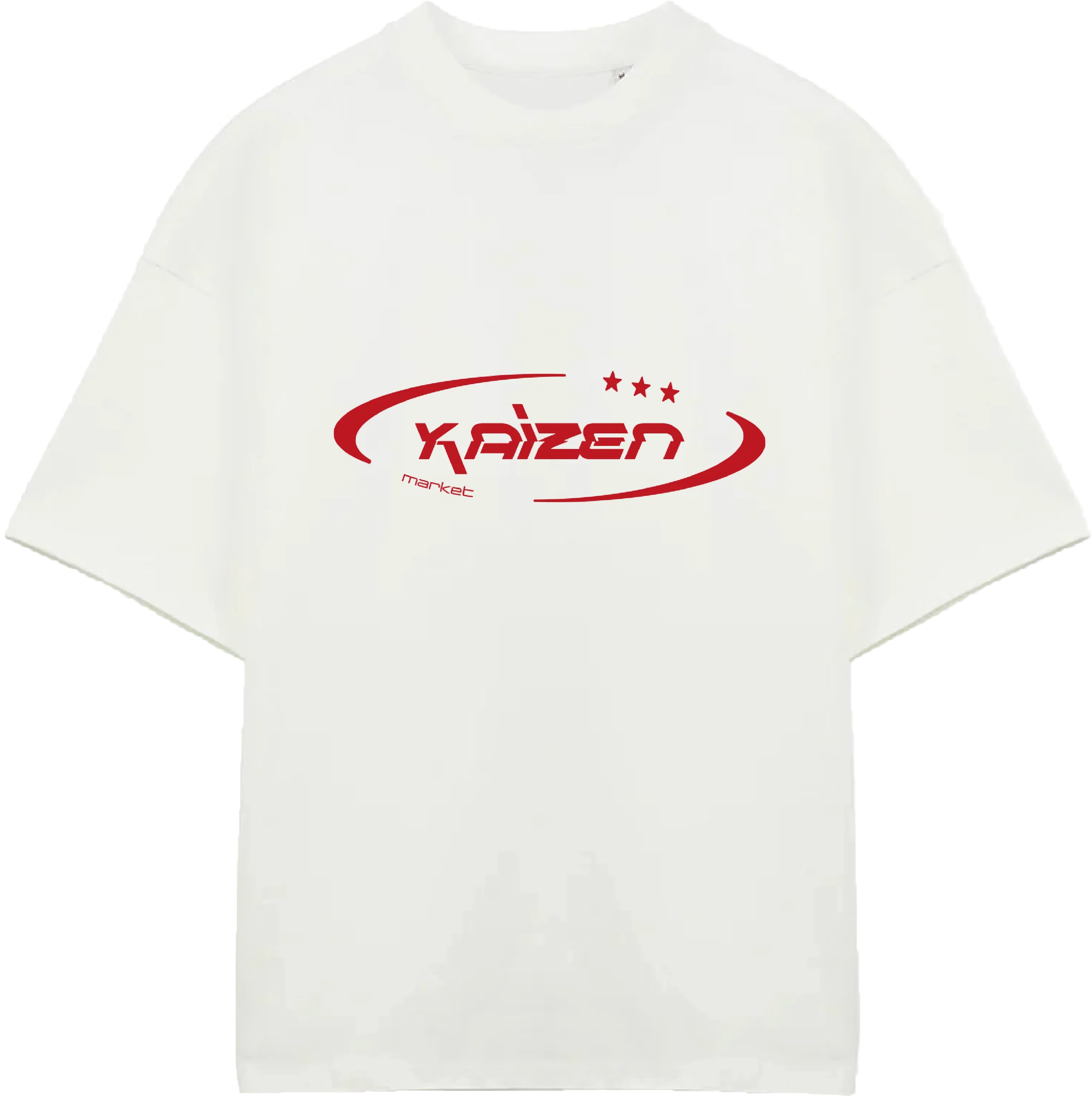 KAIZEN MARKET HI JACKER TEE WHITE