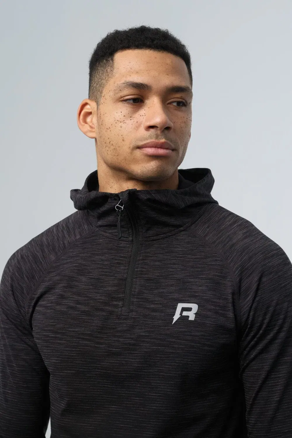 Reprimo Axis Half Zip Hoodie 'Black'