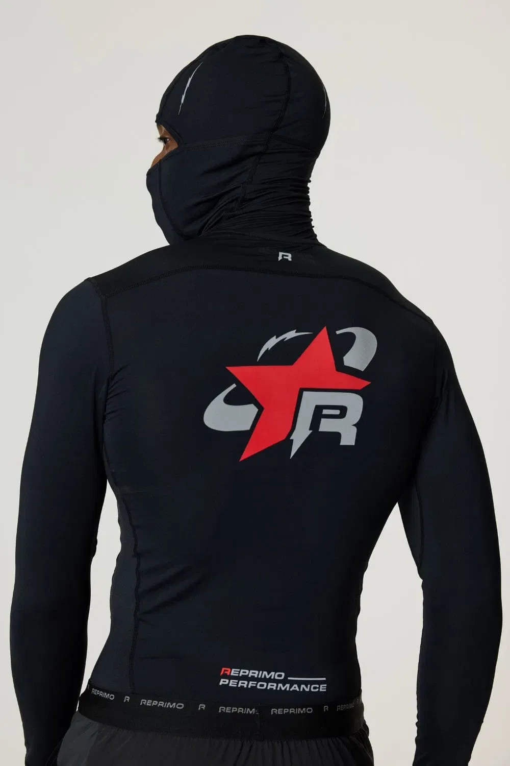 Reprimo RP Base-Layer Balaclava Hoodie 'Black Red'