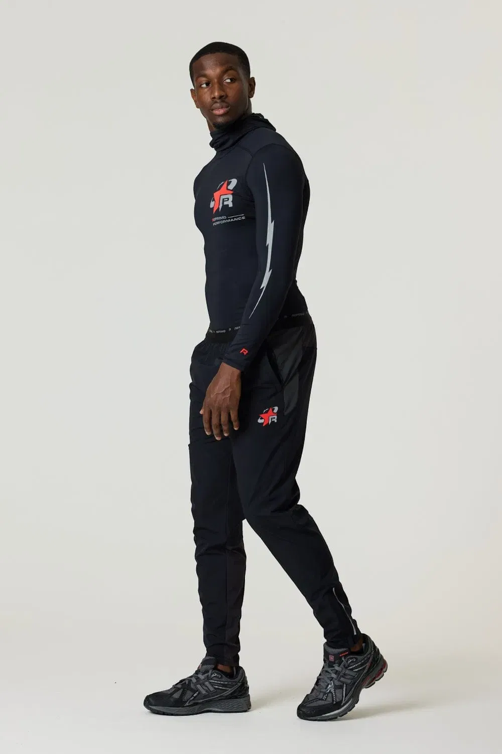 Reprimo RP Base-Layer Balaclava Hoodie 'Black Red'