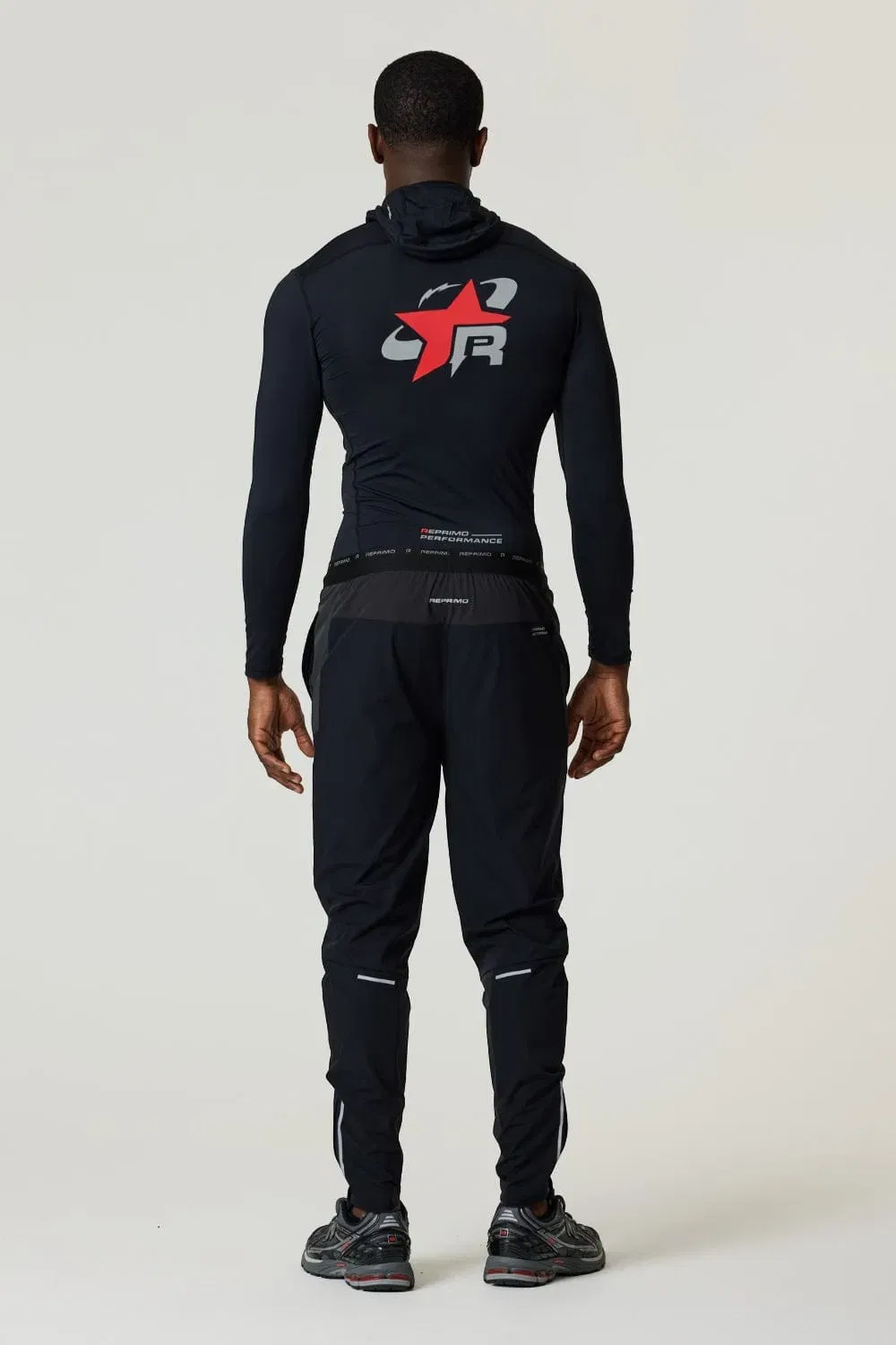 Reprimo RP Base-Layer Balaclava Hoodie 'Black Red'