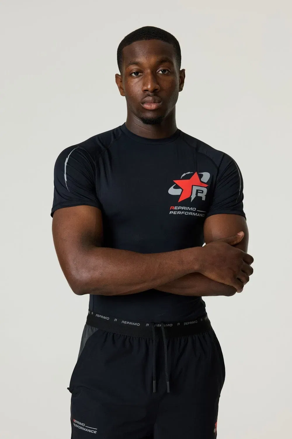Reprimo RP Base-Layer T-Shirt 'Black Red'