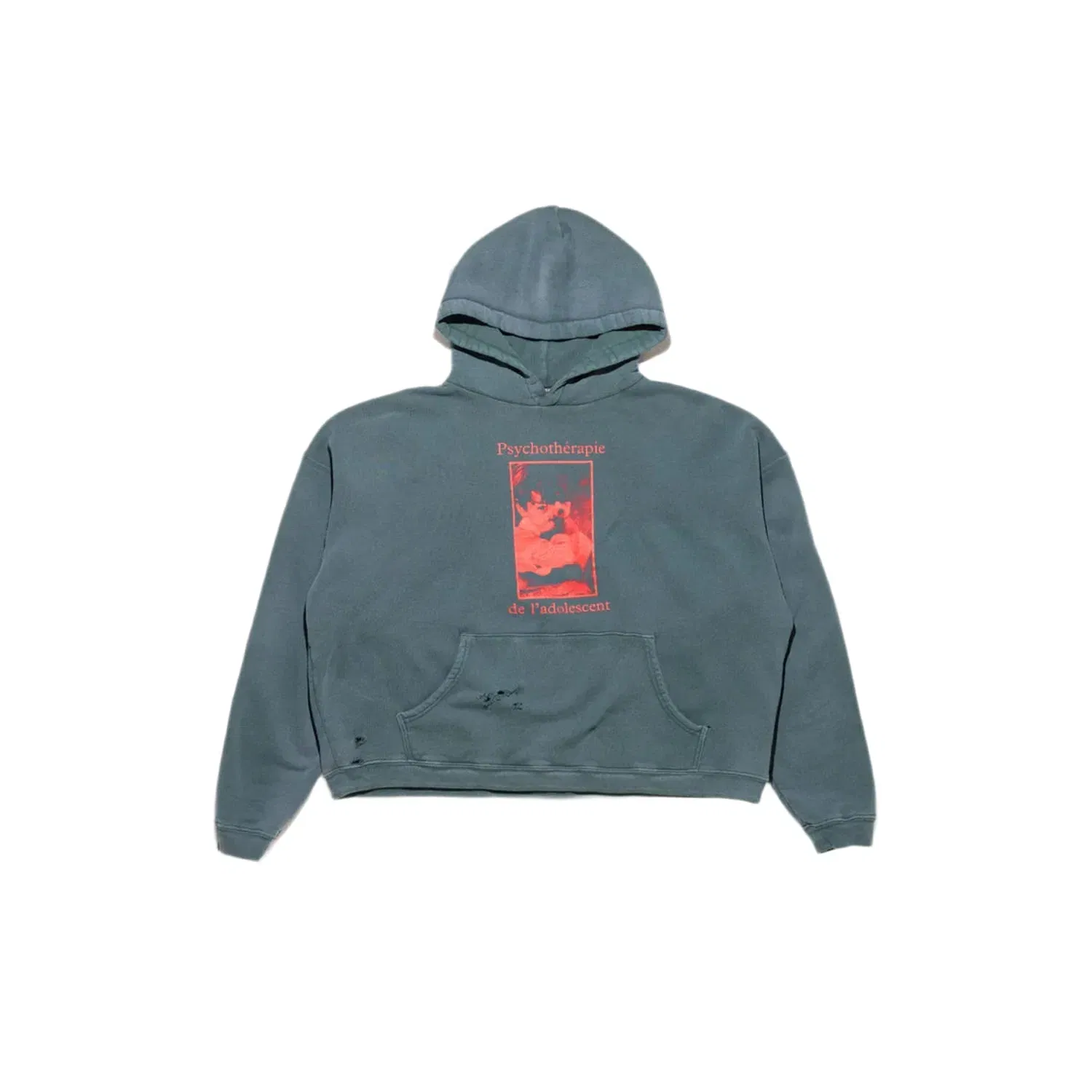 Enfants Riches Déprimés Psychotherapie De L'adolescent Hoodie Antique Green