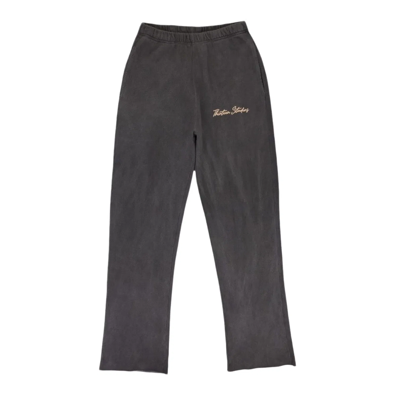 Thirteen Studios Faded Oil Black Sweatpants