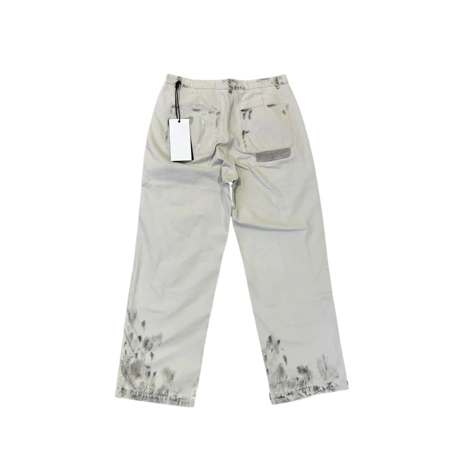 Richill Melancholy Dirty Suede Panelled Straight Trouser