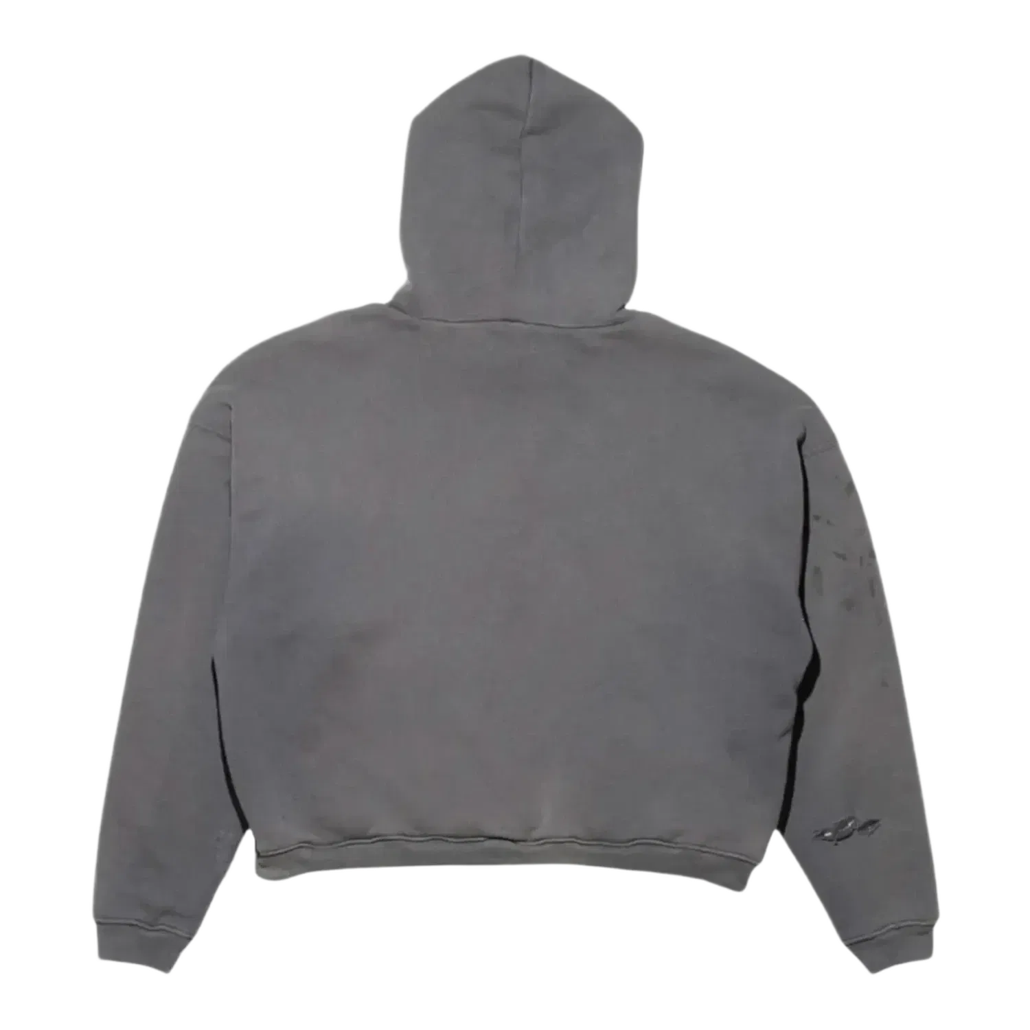 Enfants Riches Déprimés Thermal Lined Distressed Logo Hoodie Black Oyster