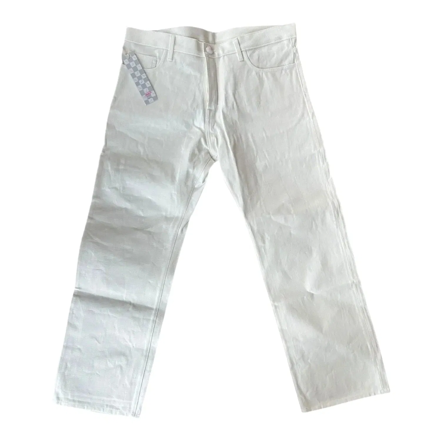 Matty Boy Anti Promo Patch Jeans White