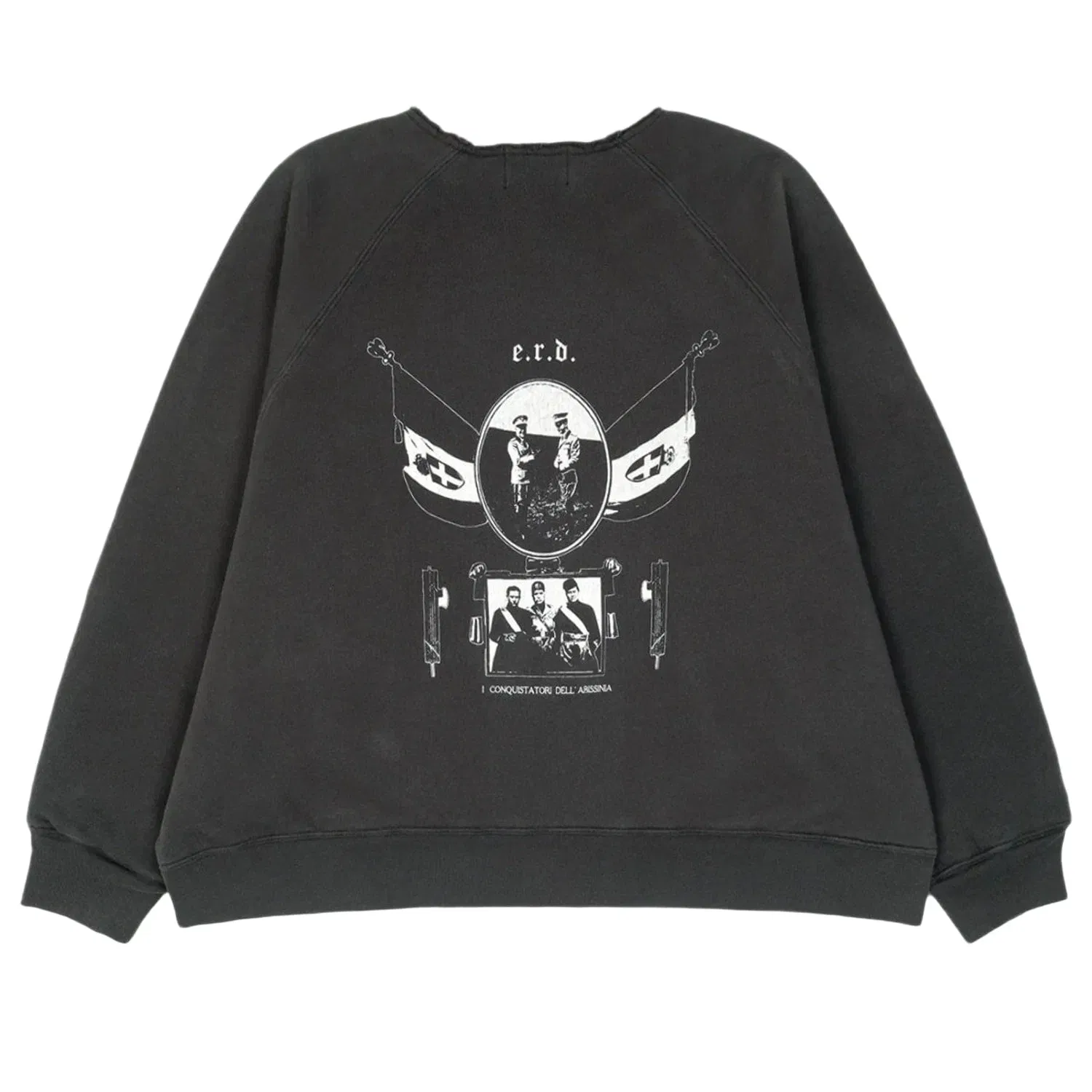Enfants Riches Déprimés Architettura Di Mussolini Lined Raglan Sweatshirt