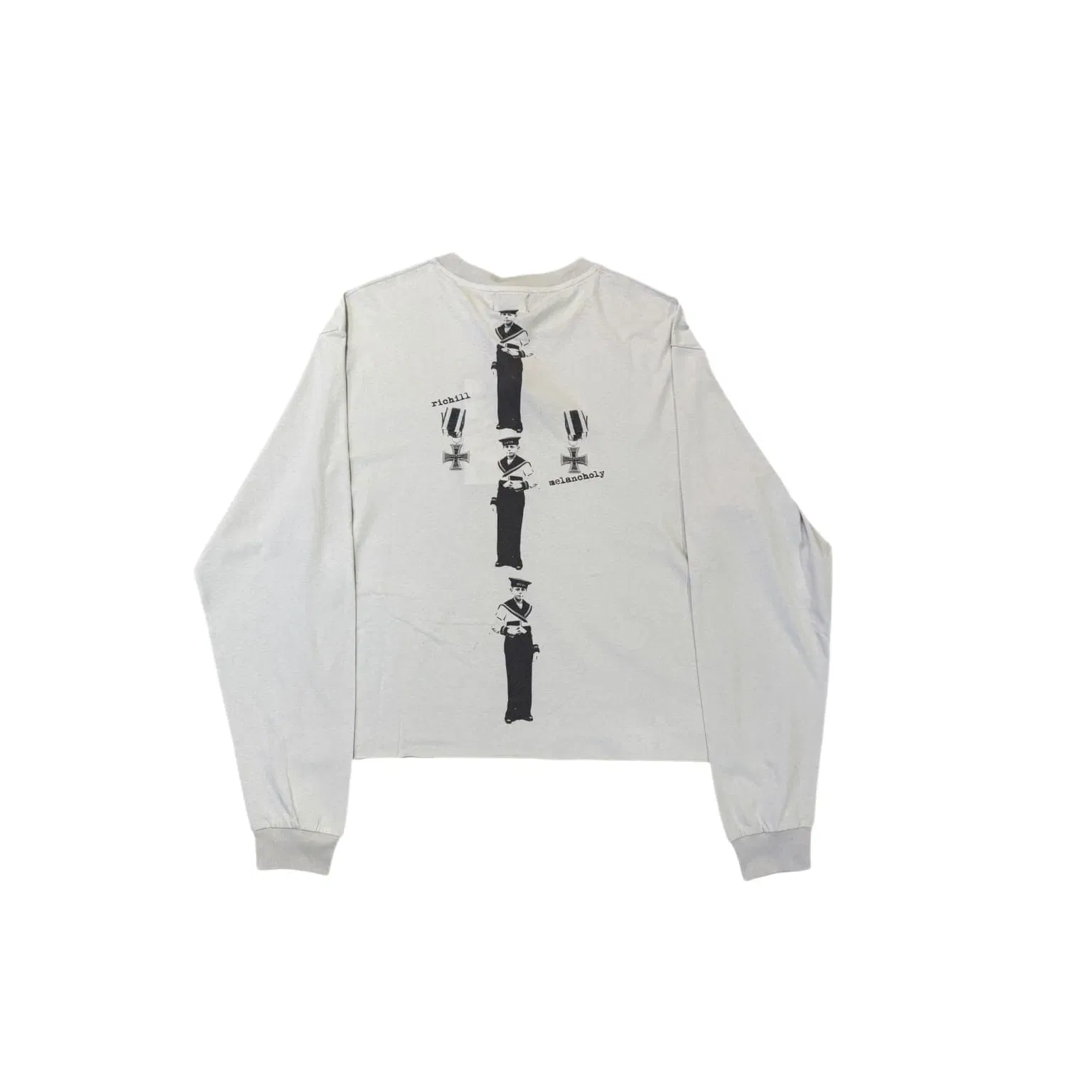 Richill Melancholy Naval Training LS T-Shirt White