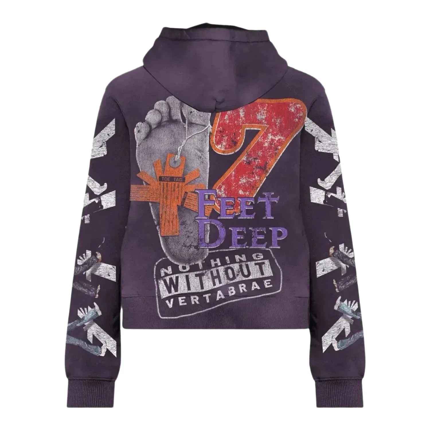 Vertabrae Muse Zip Up Hoodie Purple