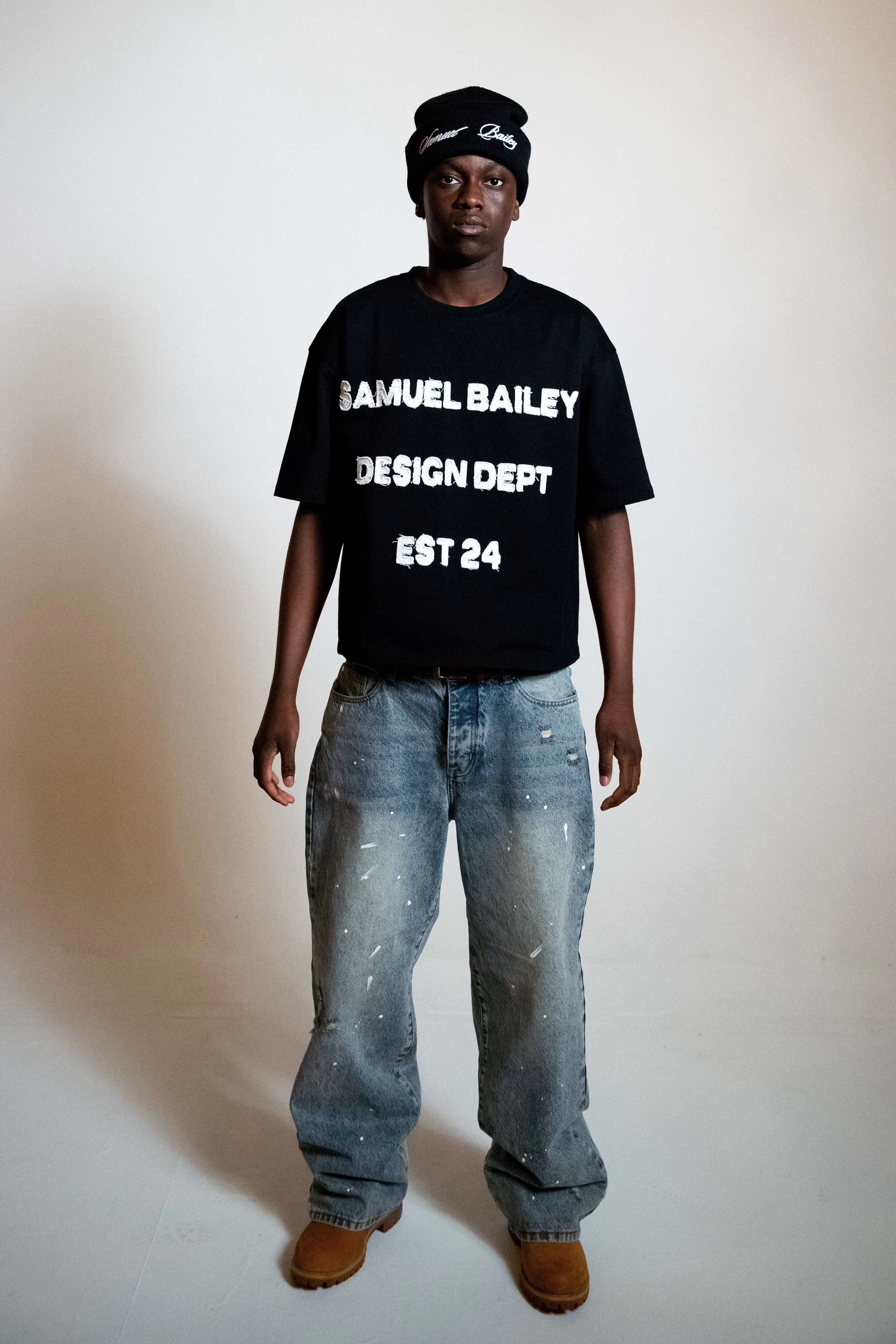 Samuel Bailey Black Design Dept Tee