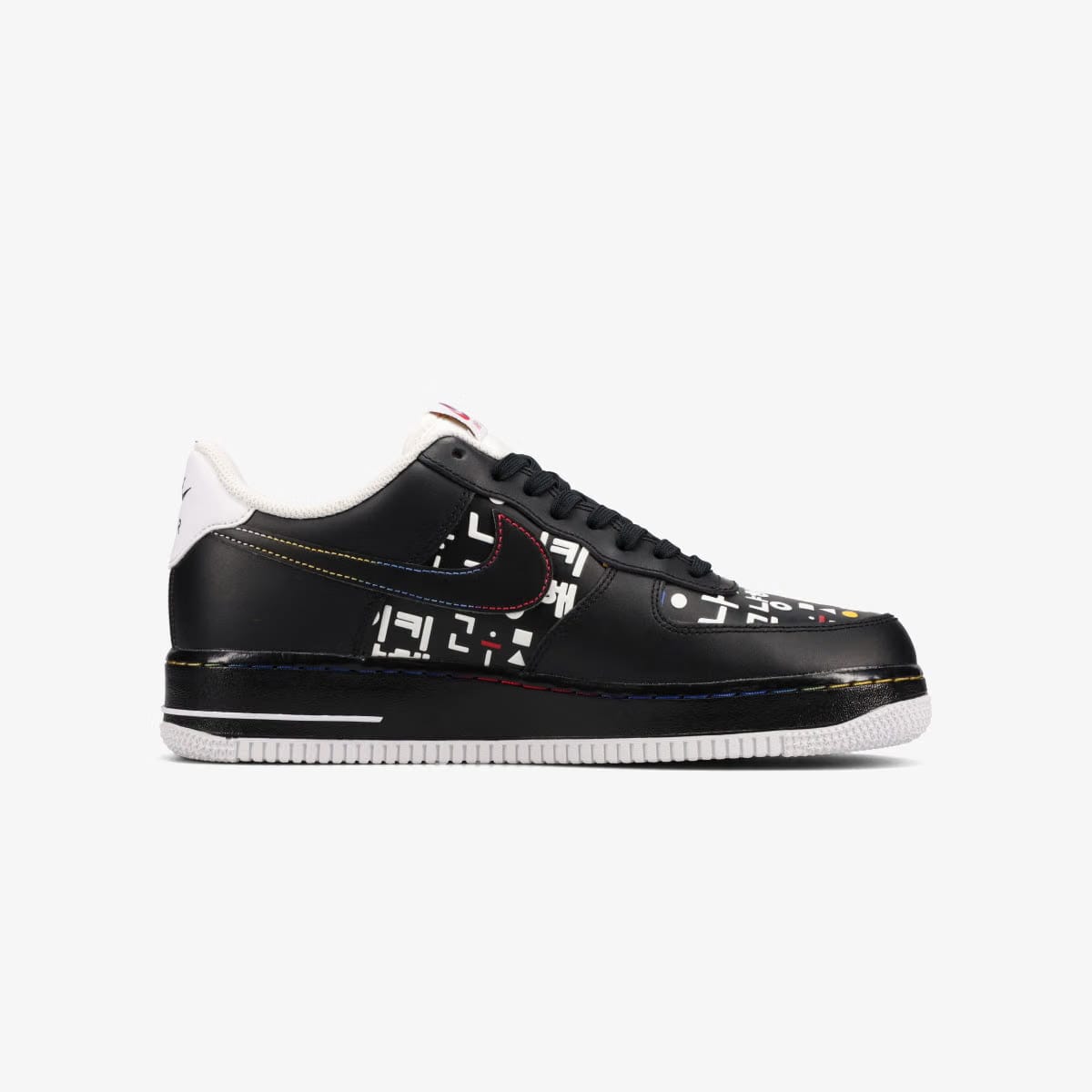 NIKE AIR FORCE 1 '07 LV8 -HANGUL DAY- BLACK/BLACK/WHITE