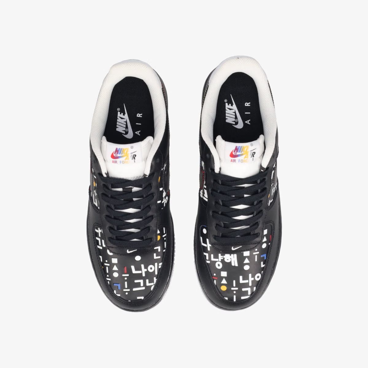 NIKE AIR FORCE 1 '07 LV8 -HANGUL DAY- BLACK/BLACK/WHITE
