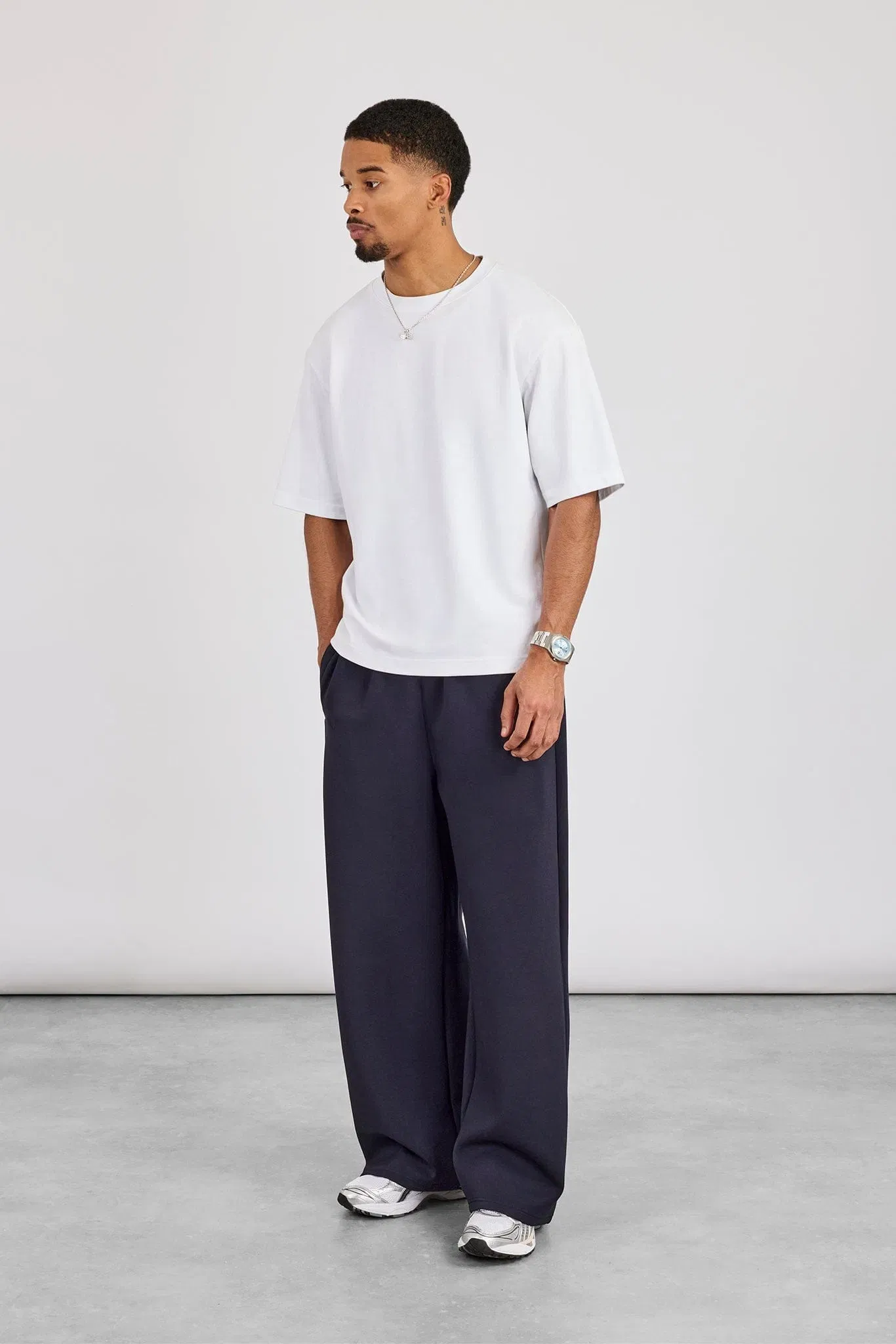Cernucci Scuba Baggy Fit Trouser - Navy