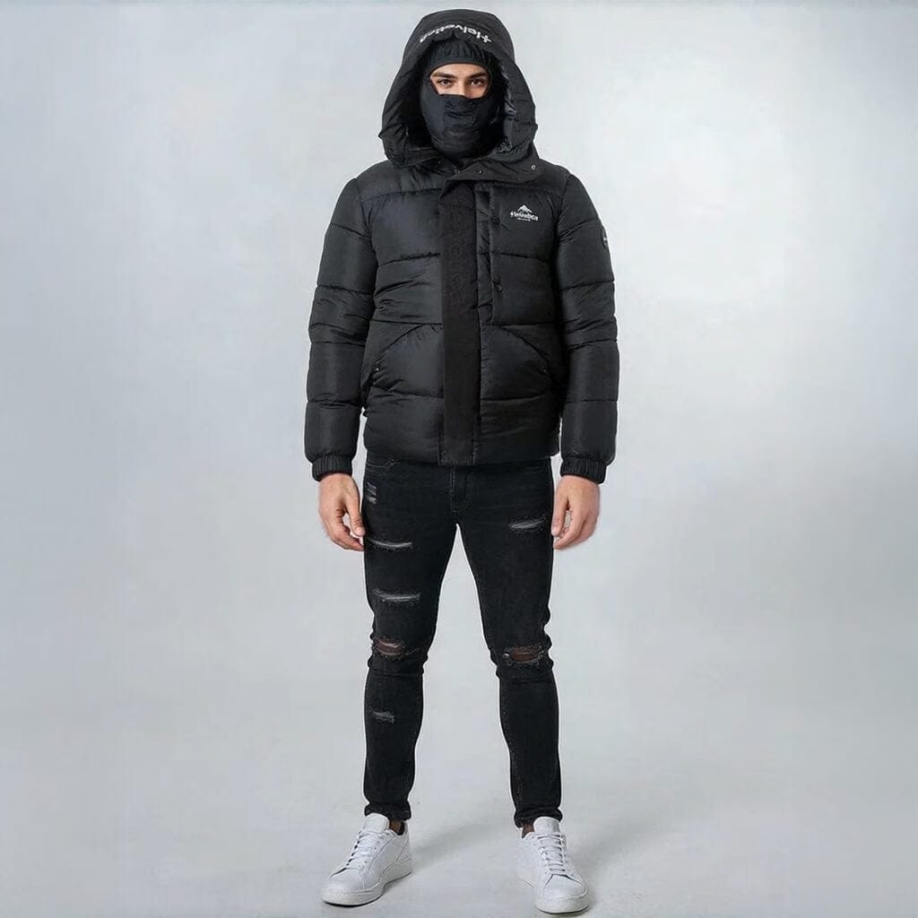 Helvetica Mountain Pioneers Barnes Hooded Parka Jacket