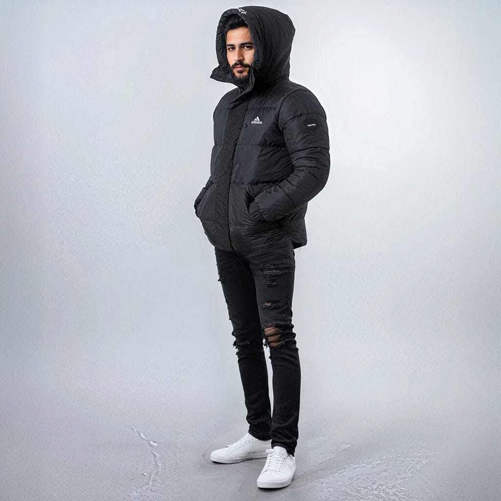 Helvetica Mountain Pioneers Barnes Hooded Parka Jacket