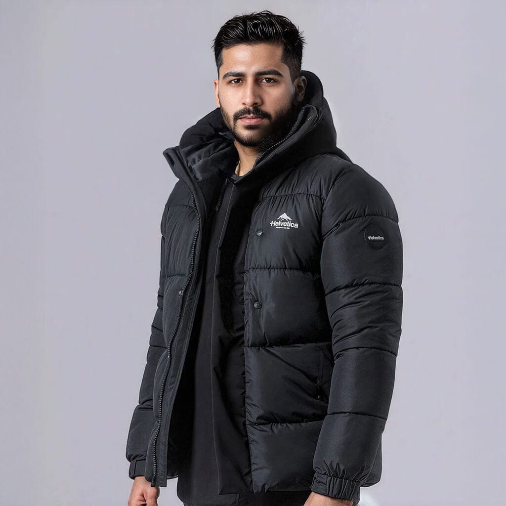 Helvetica Mountain Pioneers Barnes Hooded Parka Jacket