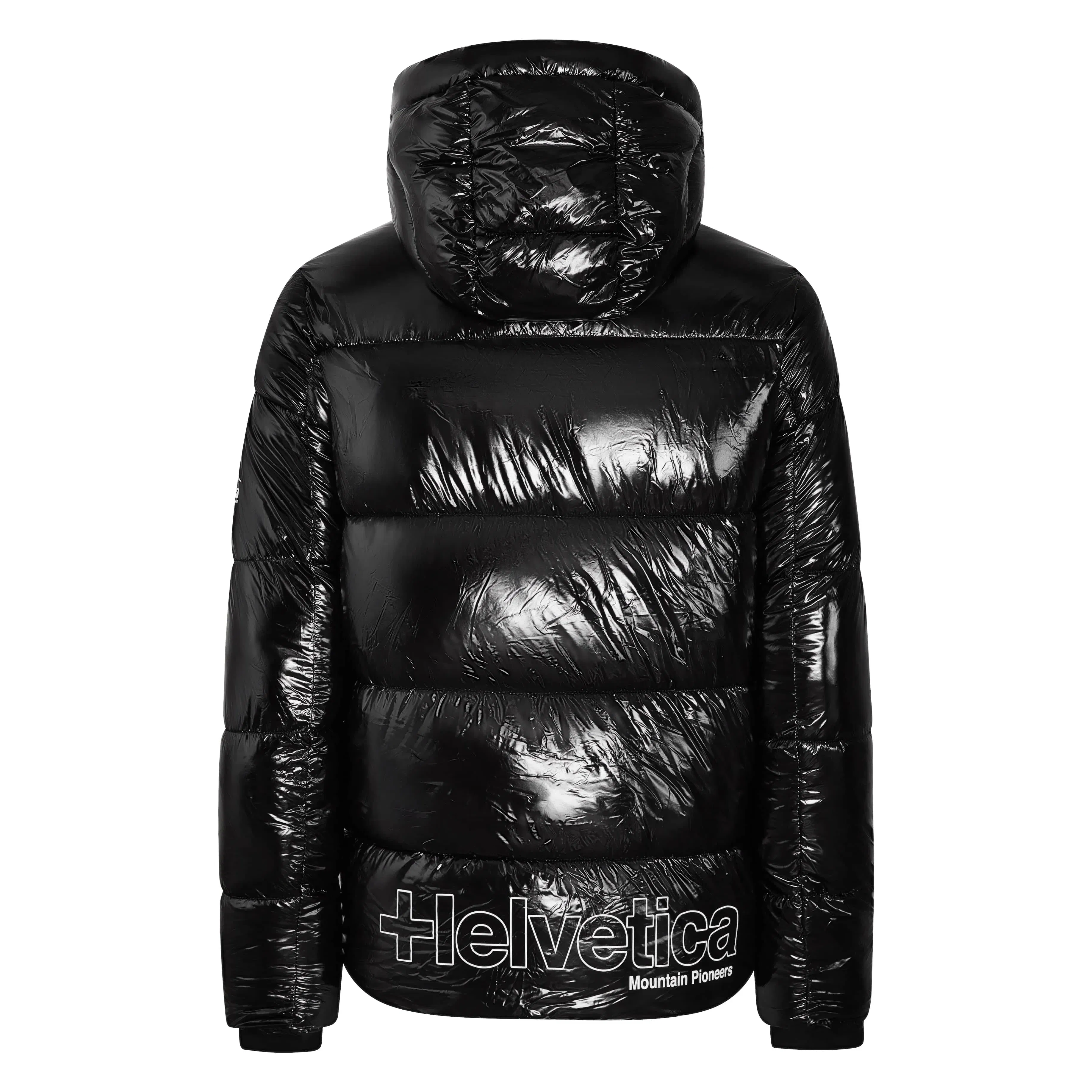Helvetica Mountain Pioneers Viber Hooded Down Jacket
