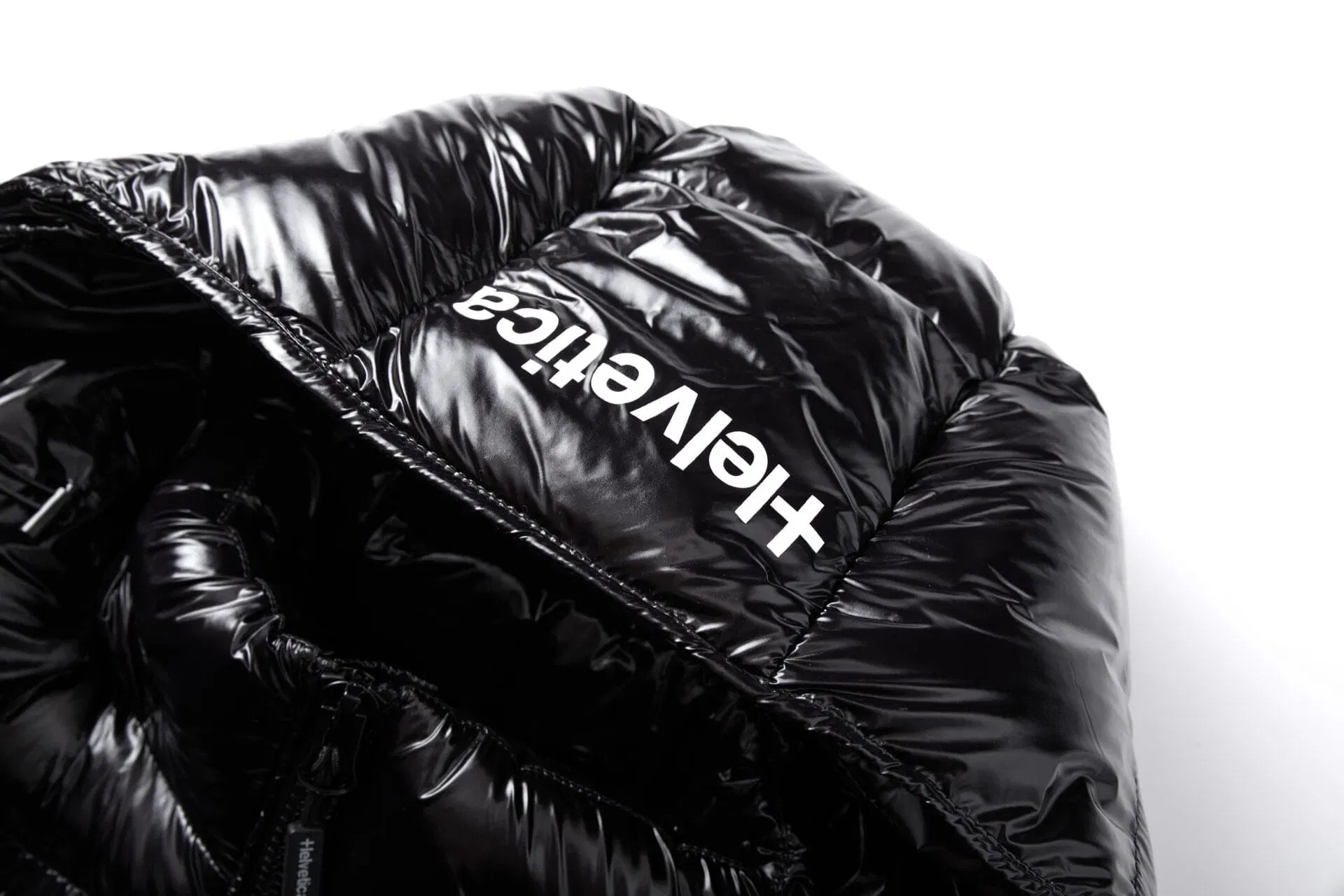 Helvetica Mountain Pioneers Space Sleeveless Hooded Jacket