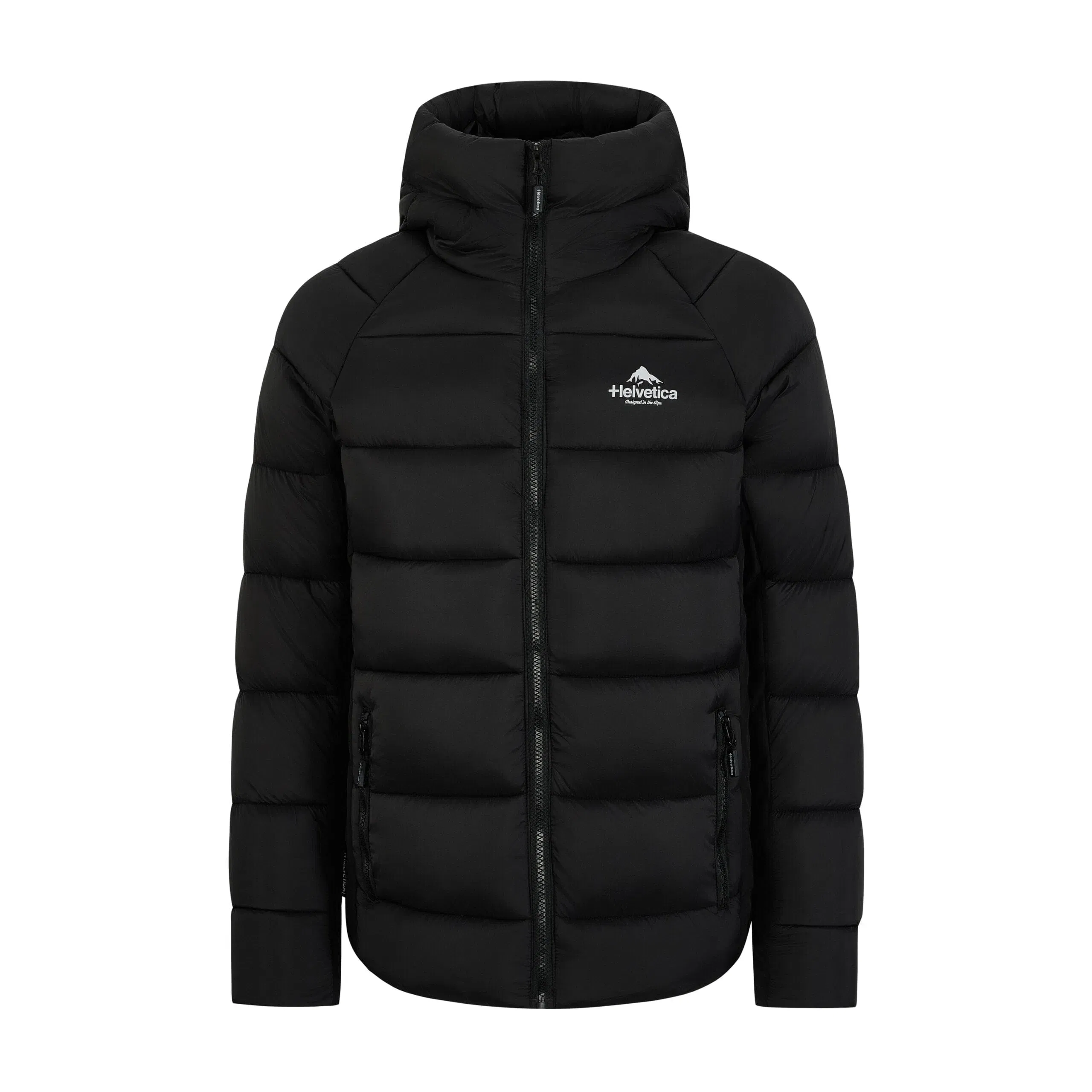Helvetica Mountain Pioneers Sniper Hooded Down Jacket
